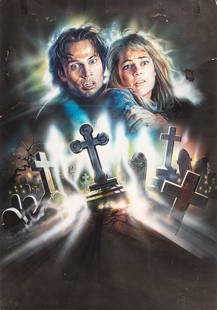 Sciotti Enzo - "Phantasm II", 1988: Sciotti Enzo - "Phantasm II", 1988 ITA tempera su cartoncino, 39 x 56 cm Bozzetto originale realizzato da Sciotti per la locandina ufficiale del film "Phantasm II", diretto da Don