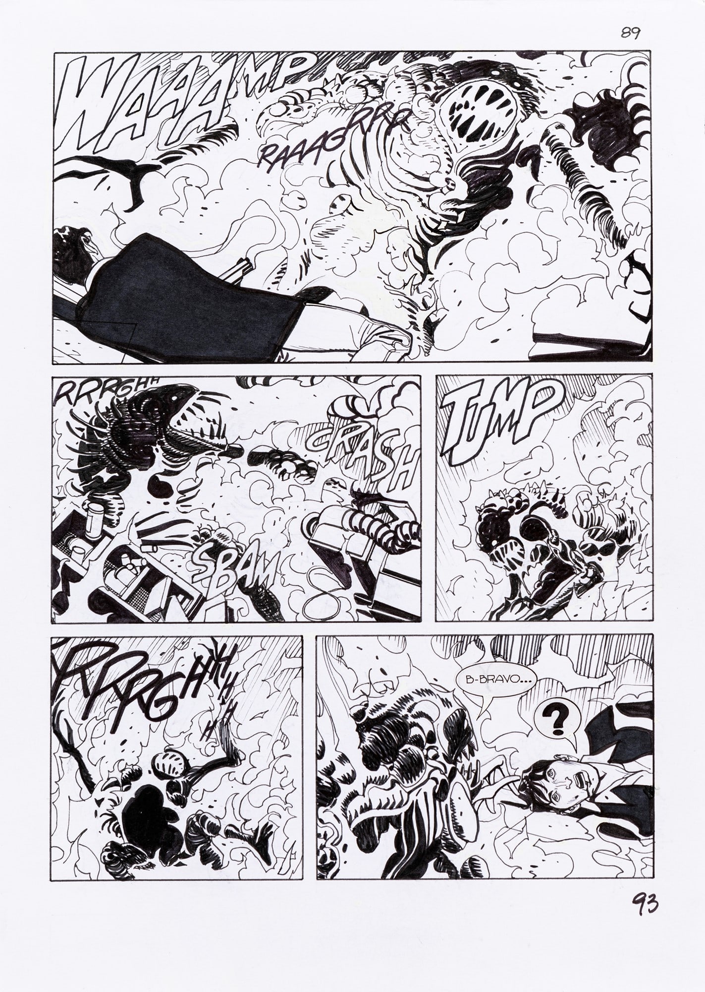 Mari Nicola - "Dylan Dog - Nel segno del dolore ", 2010: Mari Nicola - "Dylan Dog - Nel segno del dolore ", 2010 ITA matita e china su cartoncino, 25 x 35 cm Tavola originale realizzata da Mari per "Nel segno del dolore", edita su Dylan Dog 