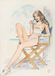 Manara Milo - &#34;Un sorso di seduzione&#34;, anni 2000