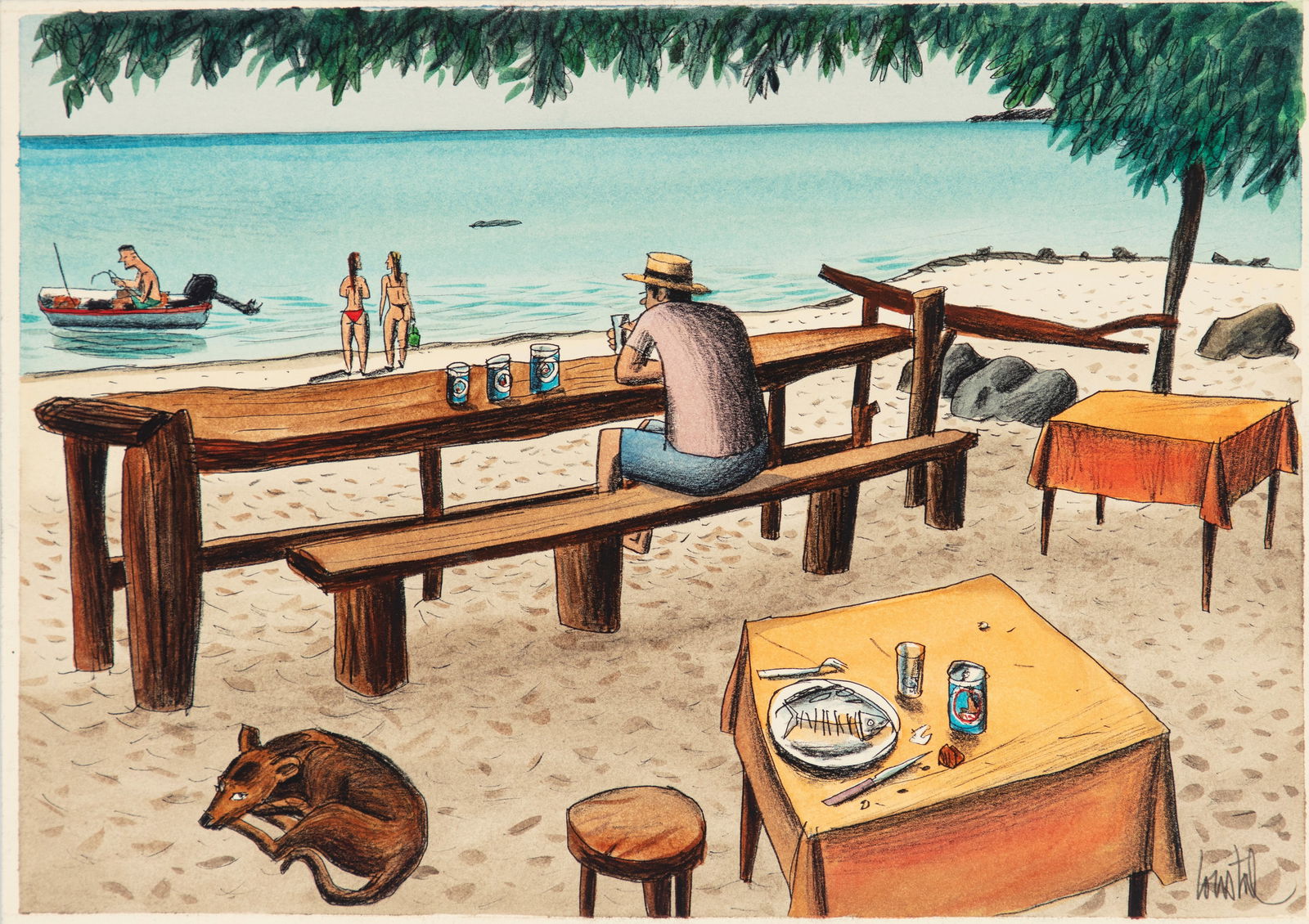 Loustal Jacques - "Polinesia", 2013 (1 of 2)