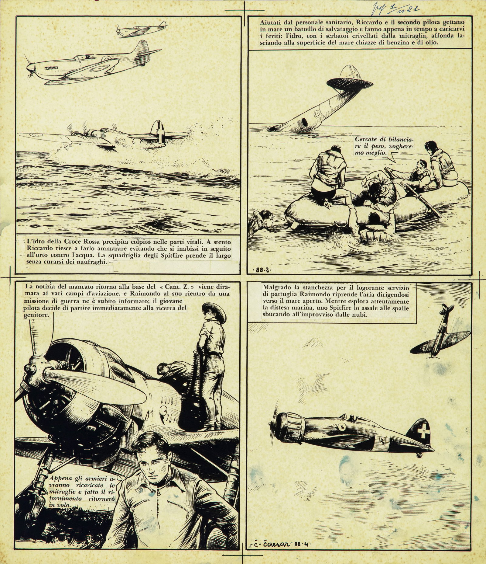 Caesar Kurt - "Squadriglia F. Baracca", anni 40 (1 of 1)