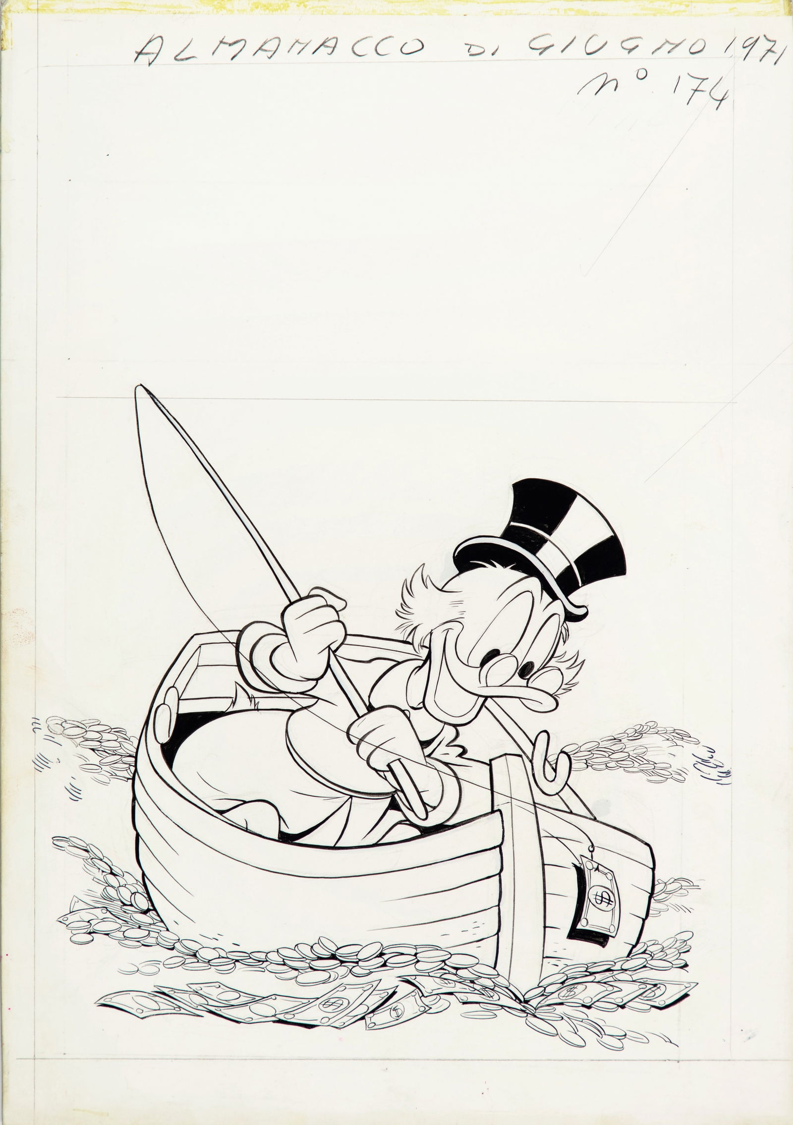 Perego Giuseppe - "Almanacco Topolino n. 174", 1971 (1 of 3)