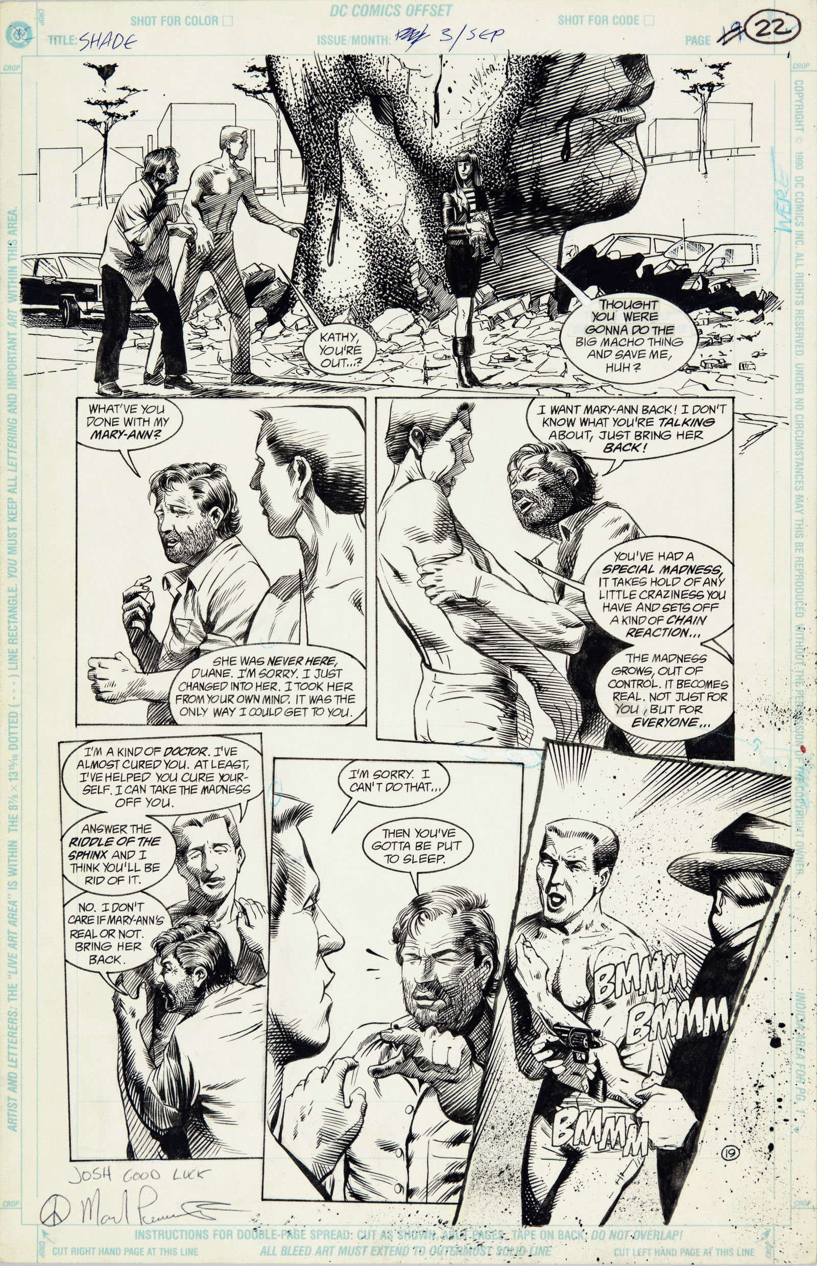 Bachalo Chris - "Shade: the Changing Man - All the President‘s Assassins!", 1990 (1 of 2)