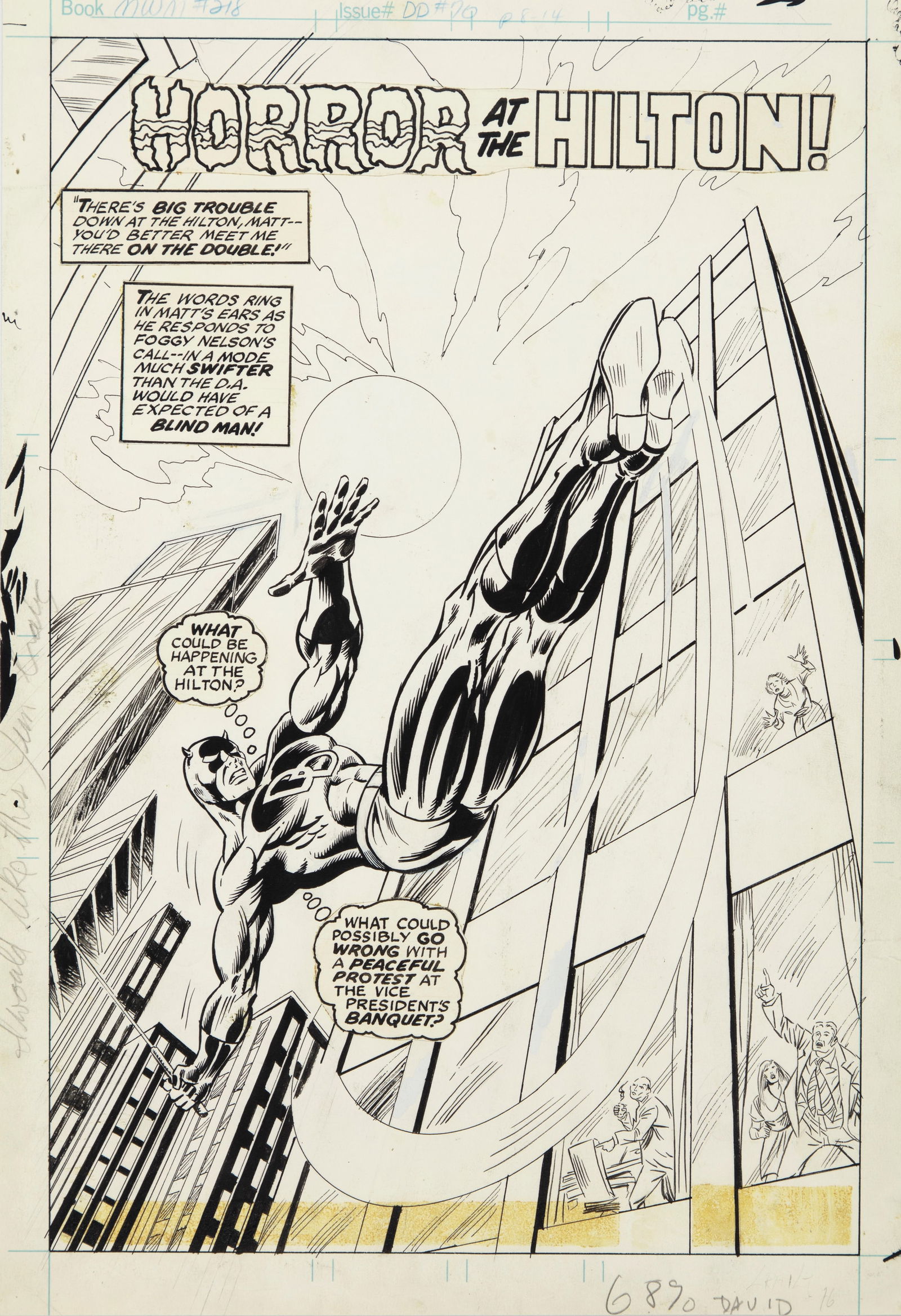 Craig James - "Mighty World of Marvel - Horror at the Hilton!", 1976 (1 of 1)