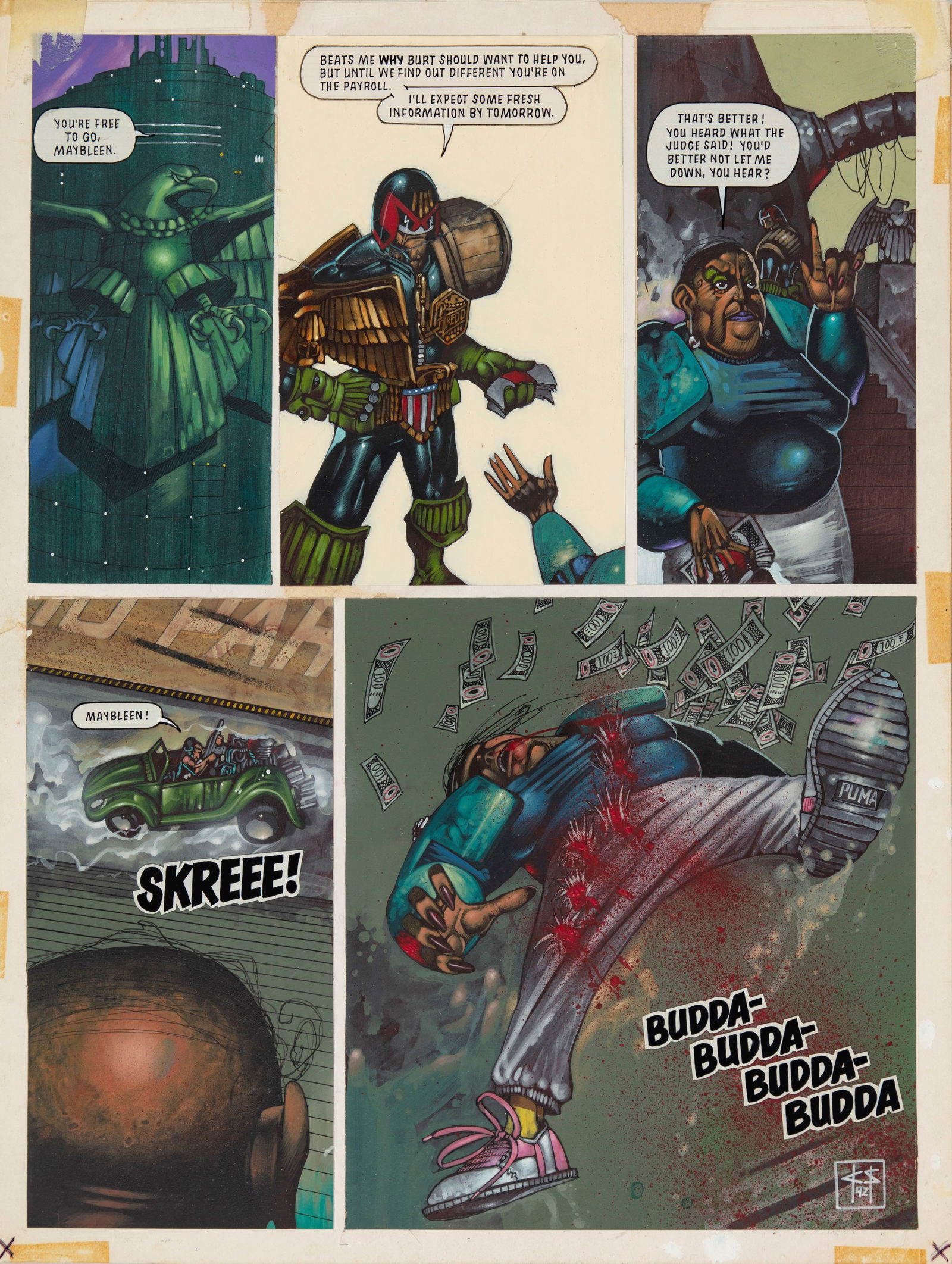 Staples Greg - "Judge Dredd", 1992 (1 of 1)