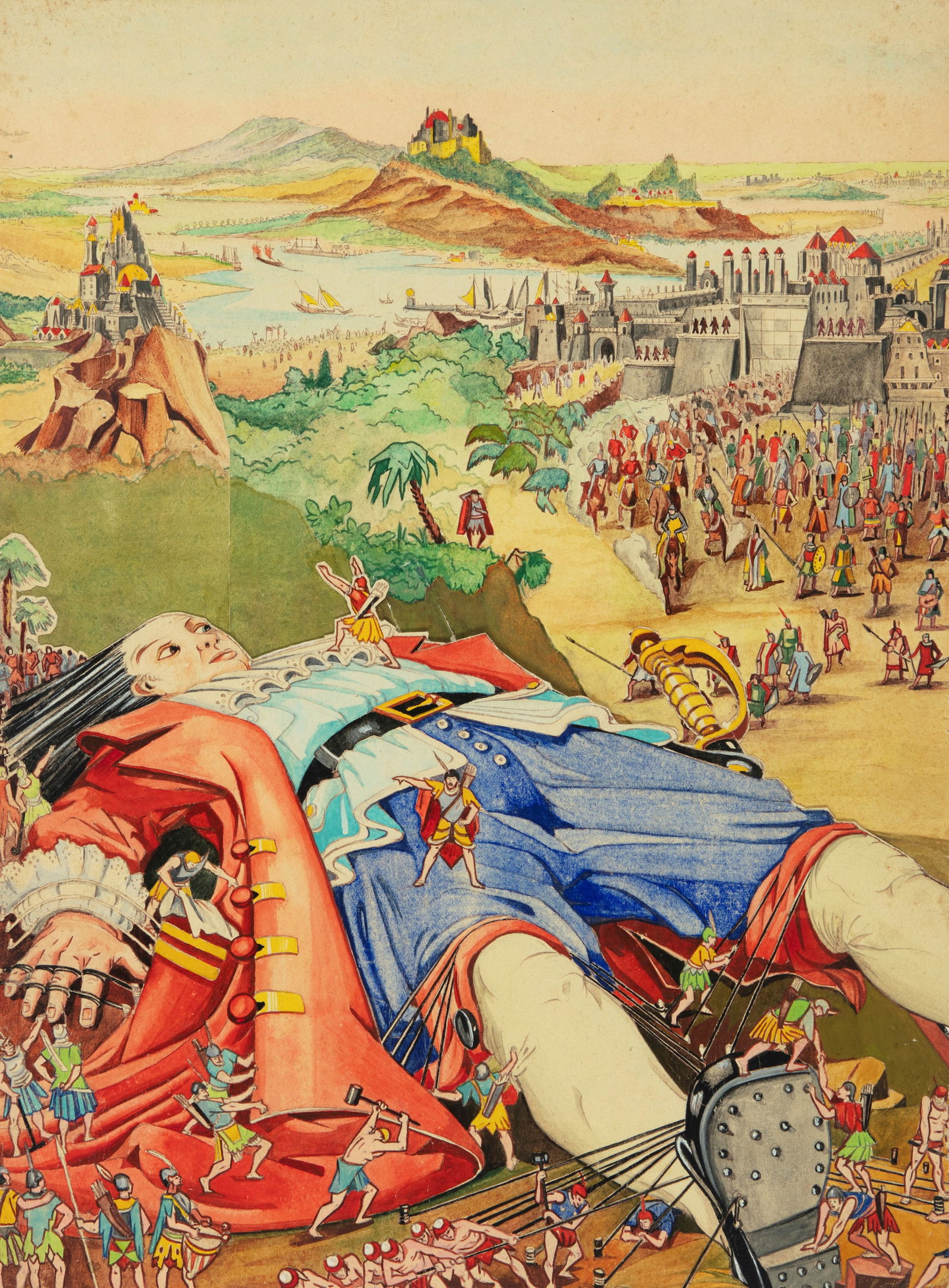 Zampini Mario - "I viaggi di Gulliver", 1951 (1 of 2)