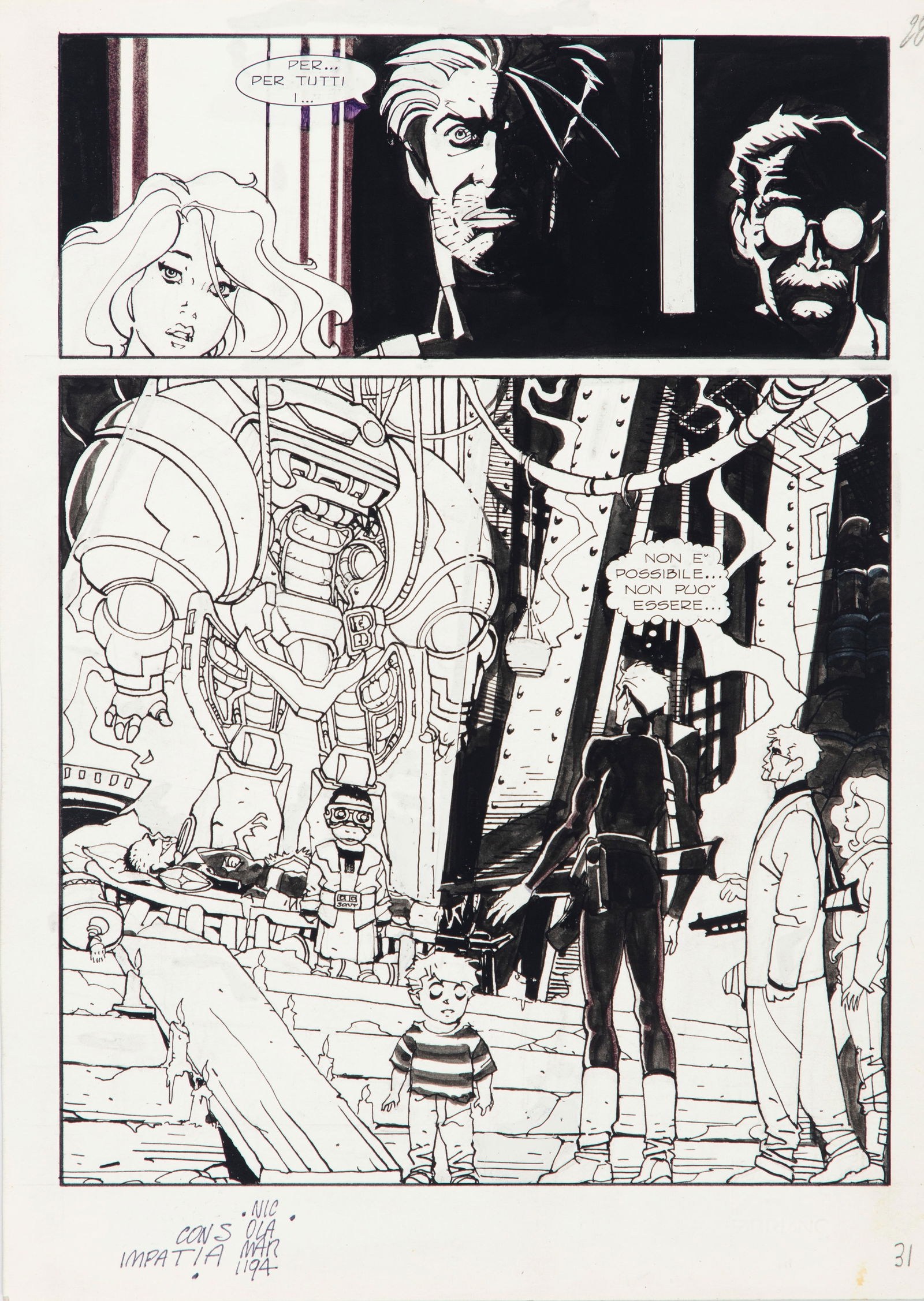 Mari Nicola - "Nathan Never - Uomini ombra", 1992 (1 of 1)