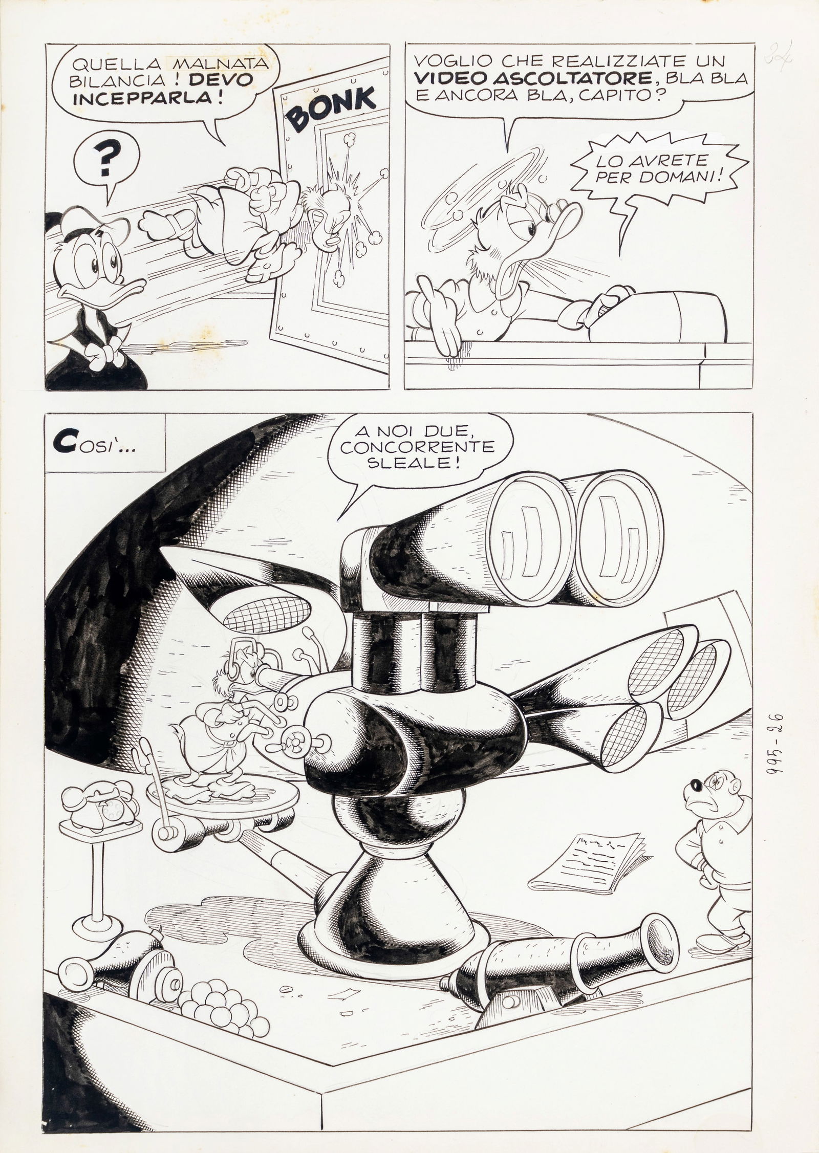 Chierchini Giulio - "Zio Paperone e la bilancia di Brenno", 1974 (1 of 1)