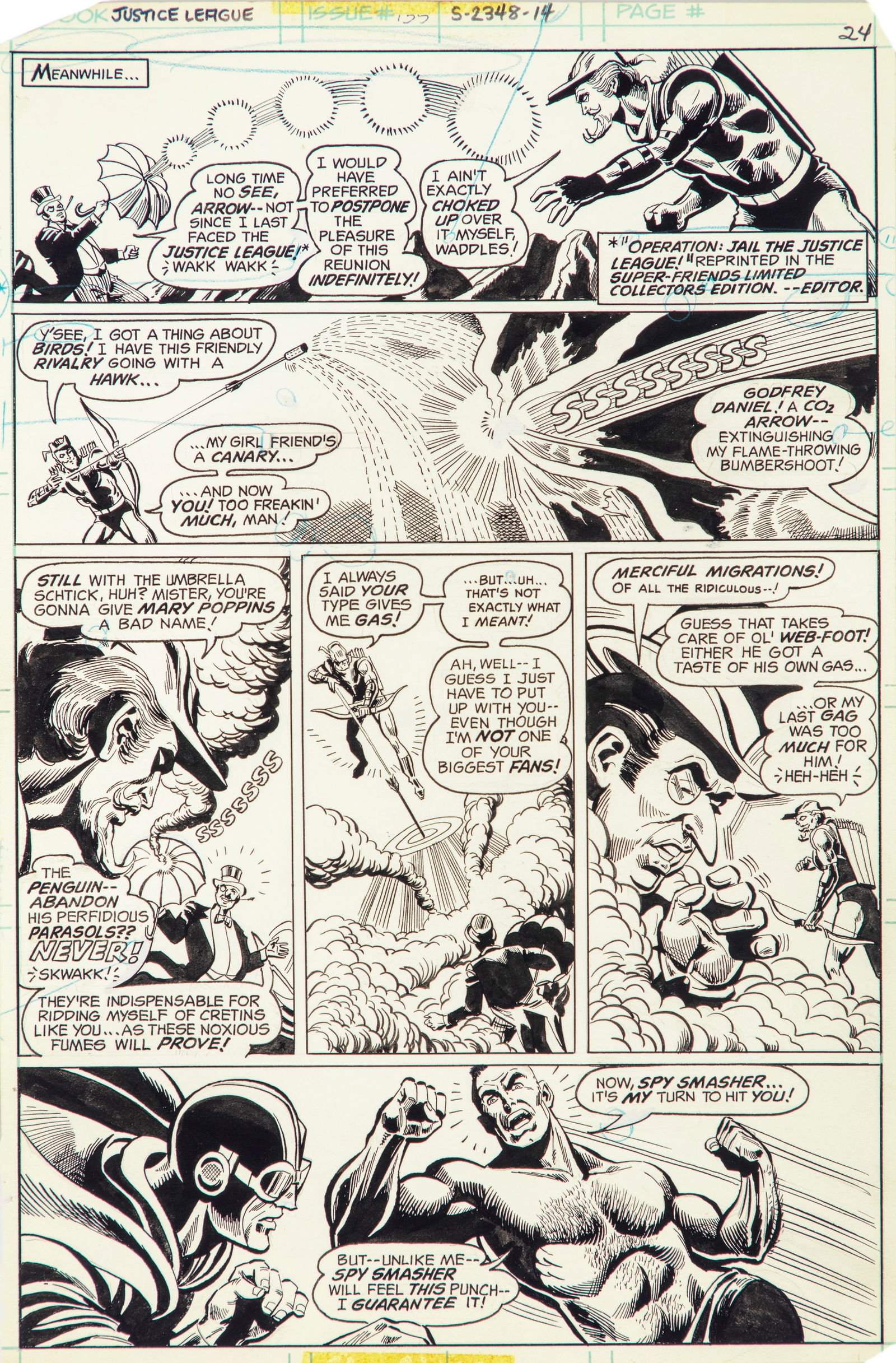 Dillin Dick - "Justice League of America - Crisis in Eternity", 1976 (1 of 2)