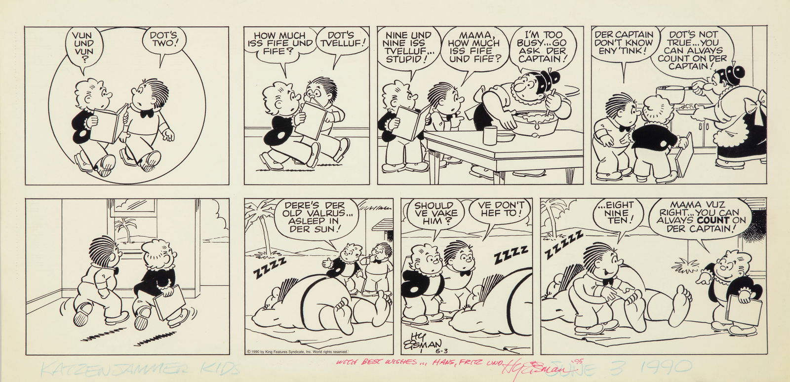 Eisman Hy - "The Katzenjammer Kids", 1990 (1 of 1)