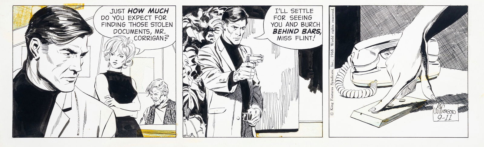 Williamson Al - "Secret Agent Corrigan", 1968 (1 of 1)