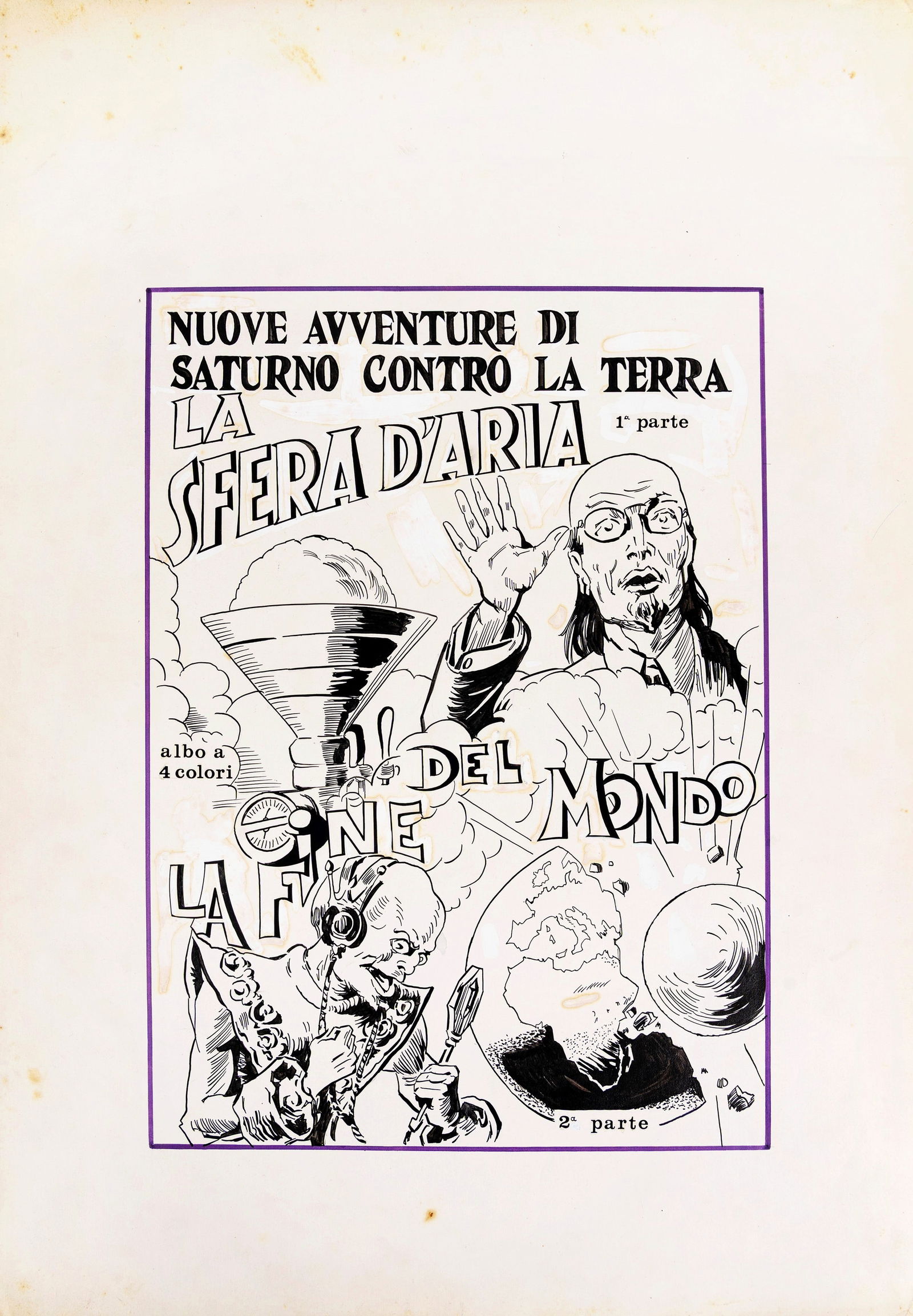 A.N.I. (Autore Non Identificato) - "Saturno contro la Terra - La sfera d‘aria", 1980 (1 of 2)