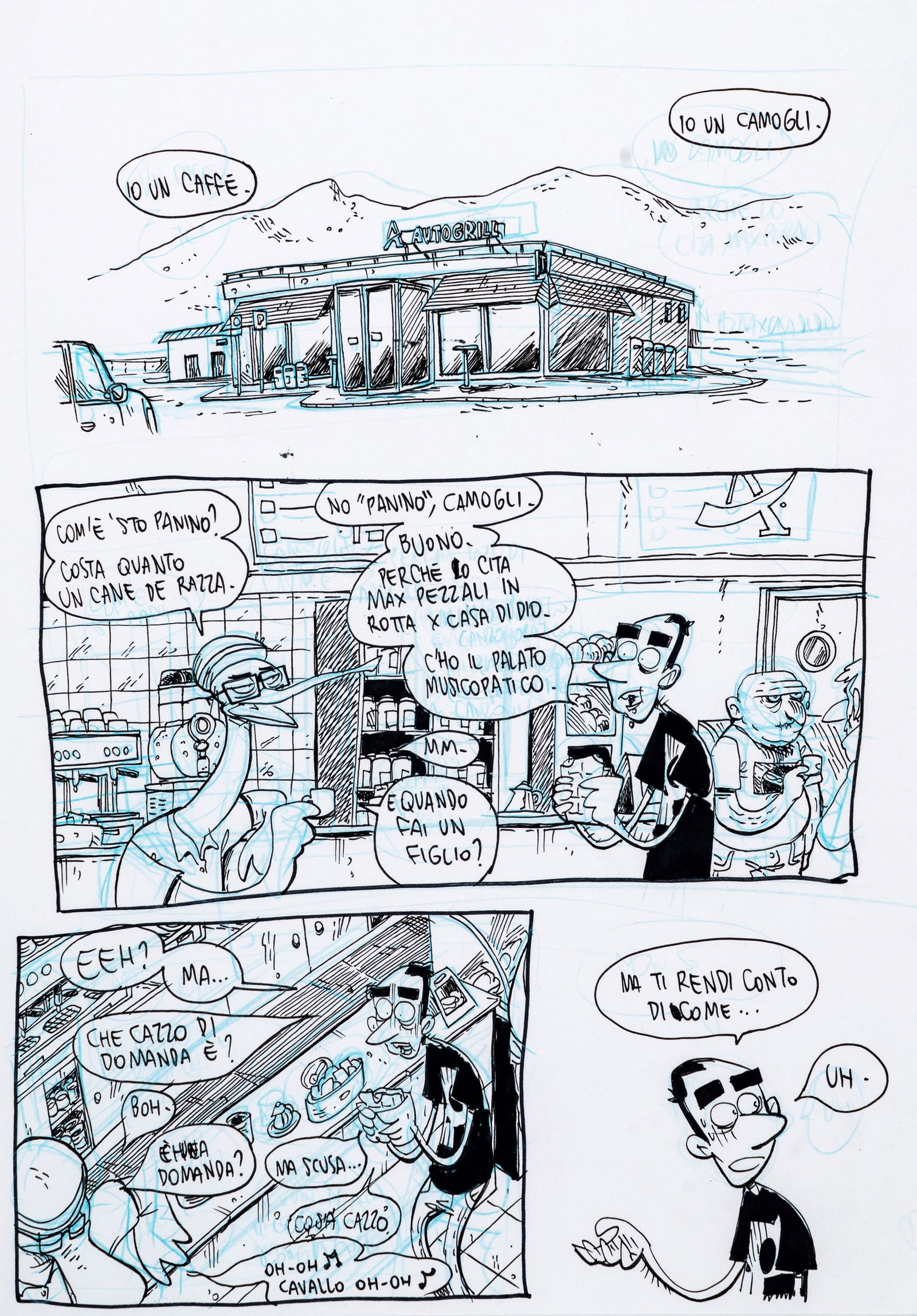 Zerocalcare (Michele Rech) - "Quando muori resta a me ", 2024 (1 of 1)