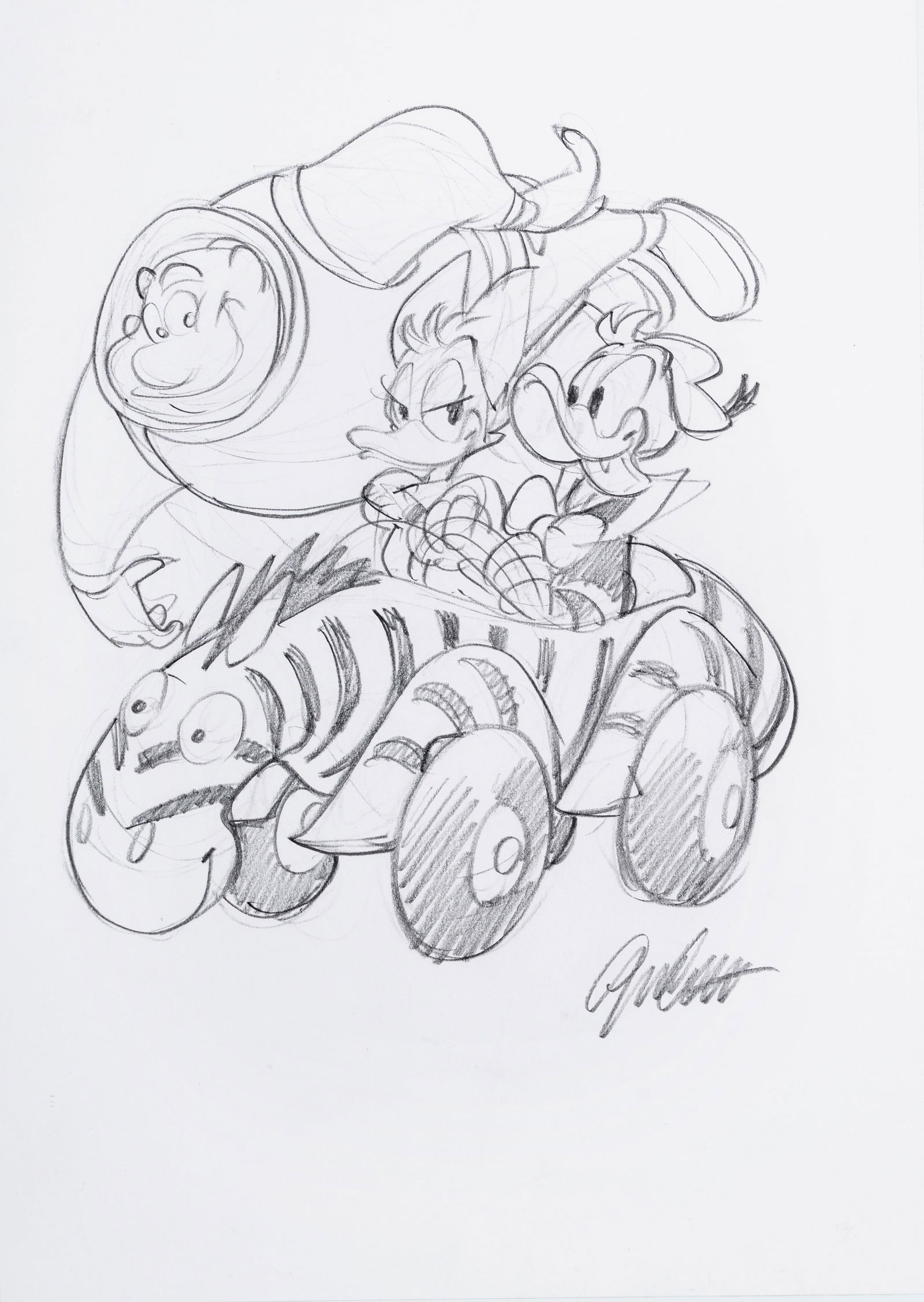 Cavazzano Giorgio - "Paperino e la voce che venne dal nulla ", 2010 (1 of 2)