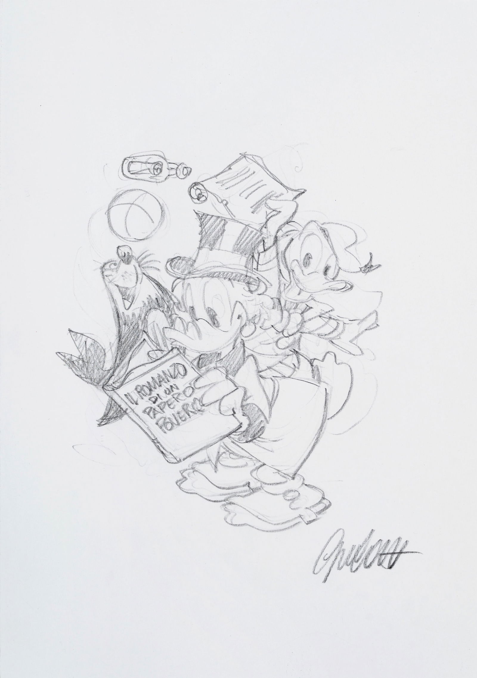 Cavazzano Giorgio - "Il romanzo di un papero povero ", 2018 (1 of 2)