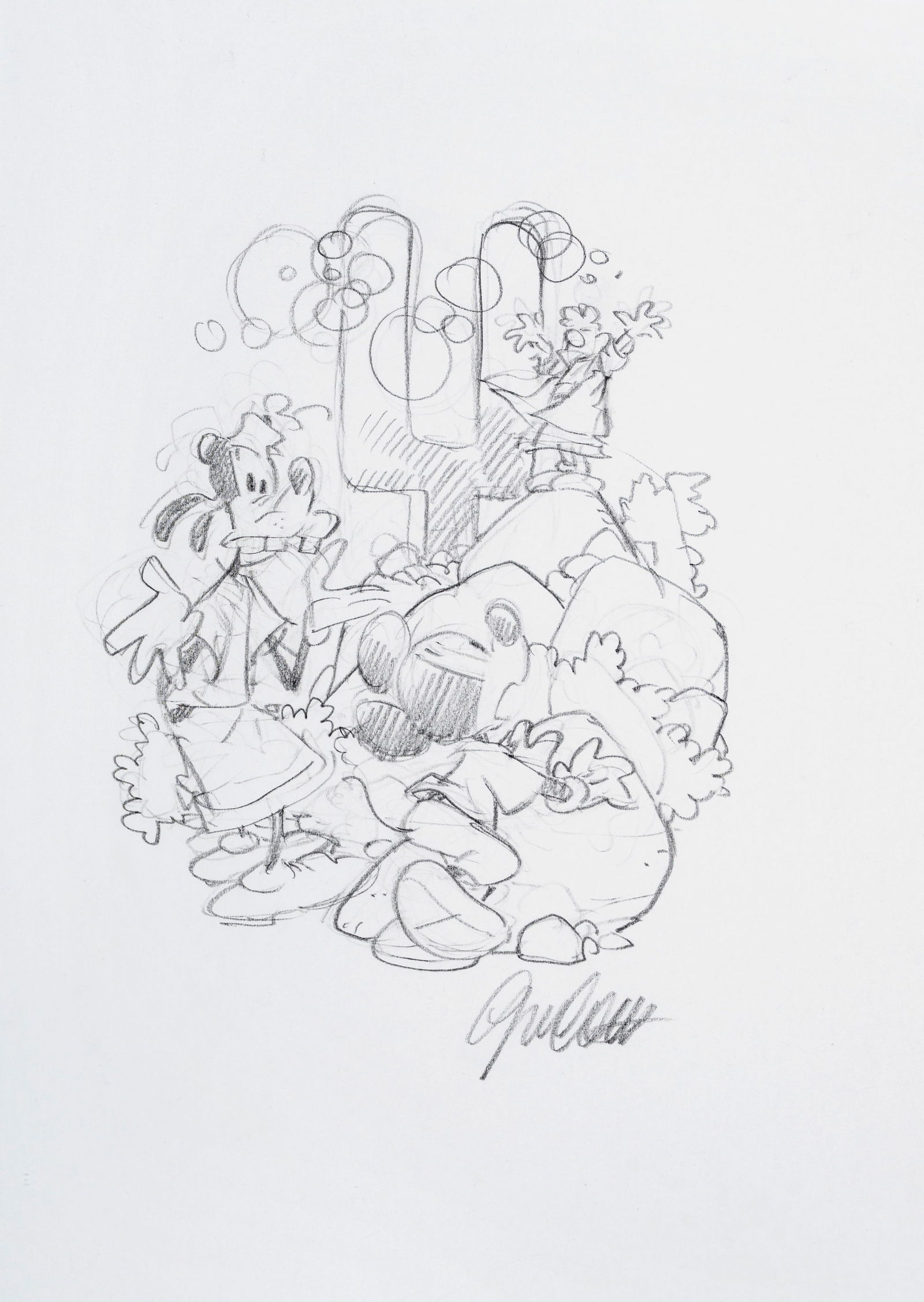 Cavazzano Giorgio - "Topolino e il sole nel buio ", 2019 (1 of 2)