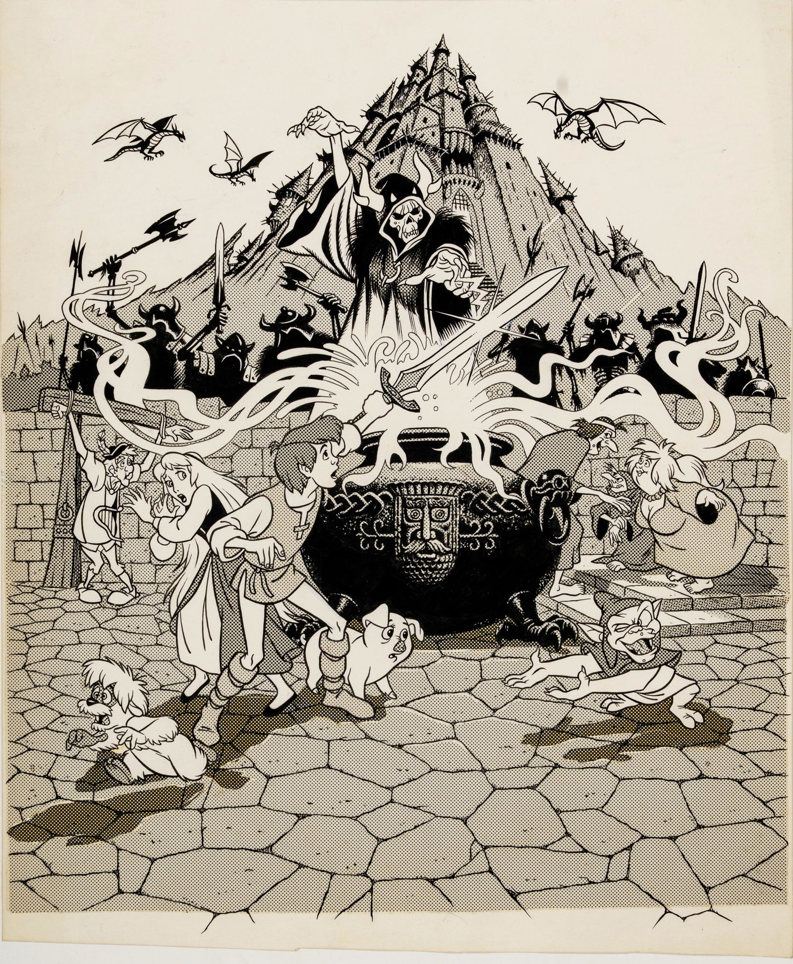 Napoli Bruno - "Taron e la pentola magica (The Black Cauldron)", 1985 (1 of 2)
