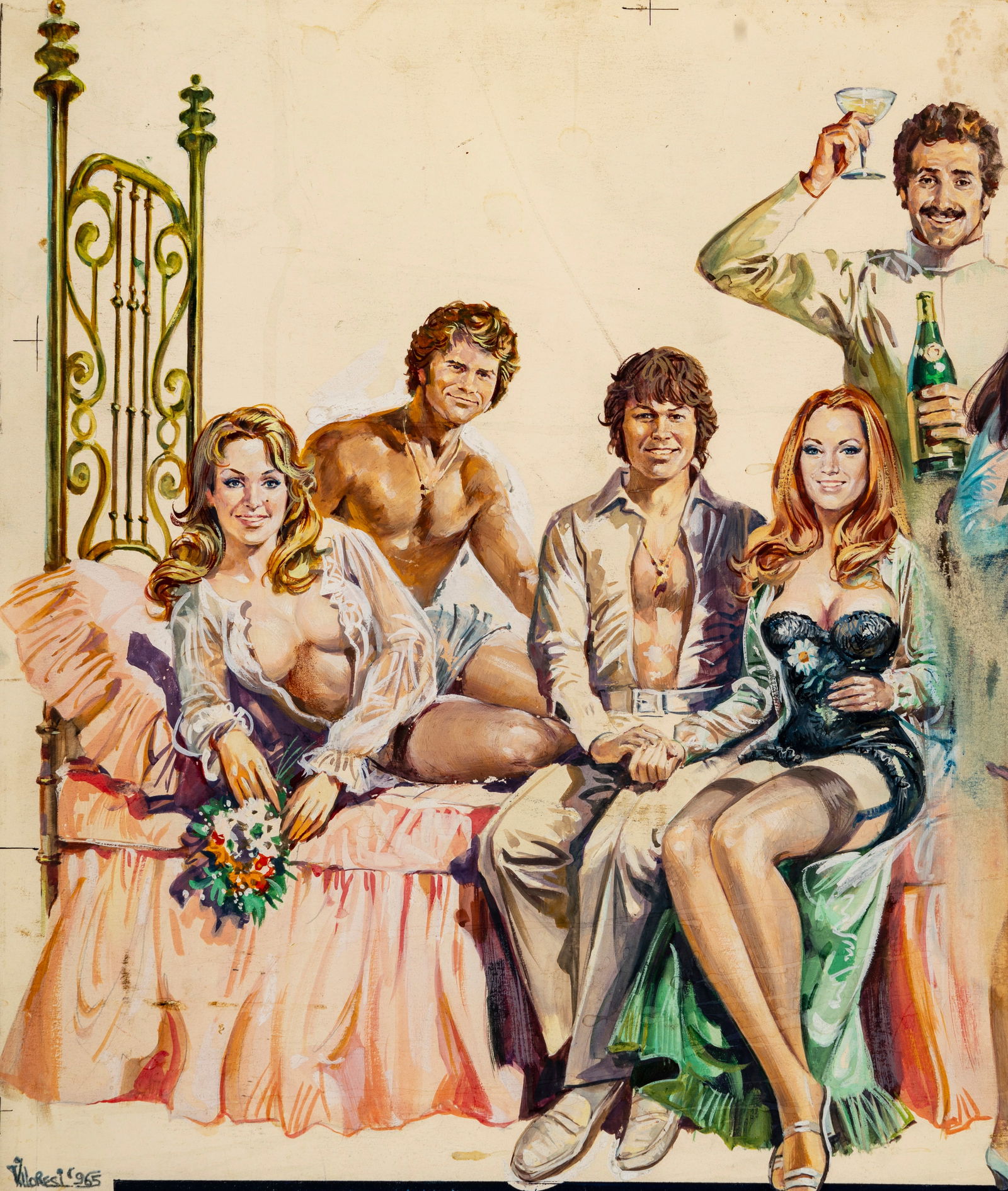 Villoresi - "Matrimonio di gruppo (Group Marriage)", 1972 (1 of 3)