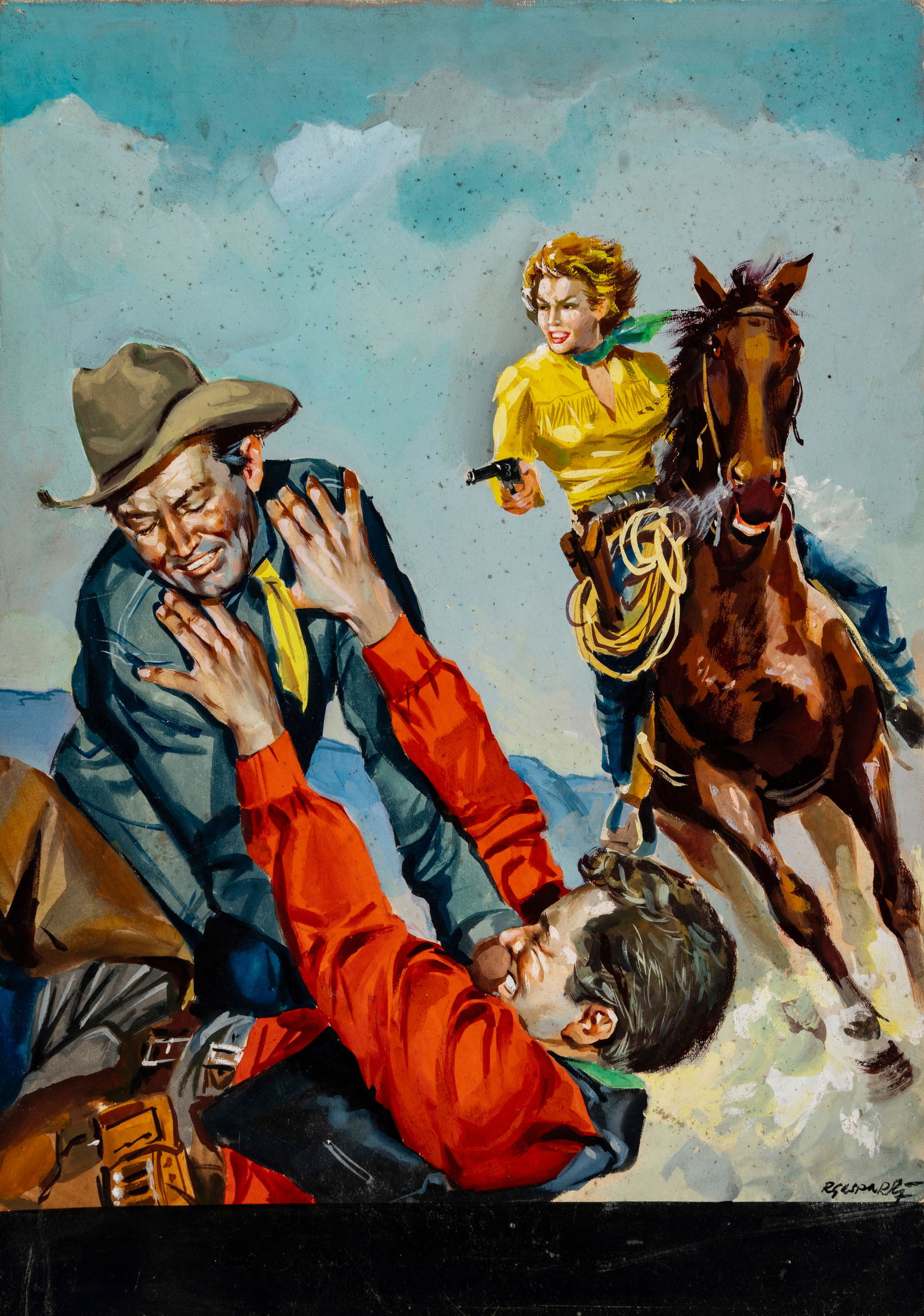 Gasparri Rodolfo - "La signora dalle due pistole (Two-Gun Lady)", 1955 (1 of 1)