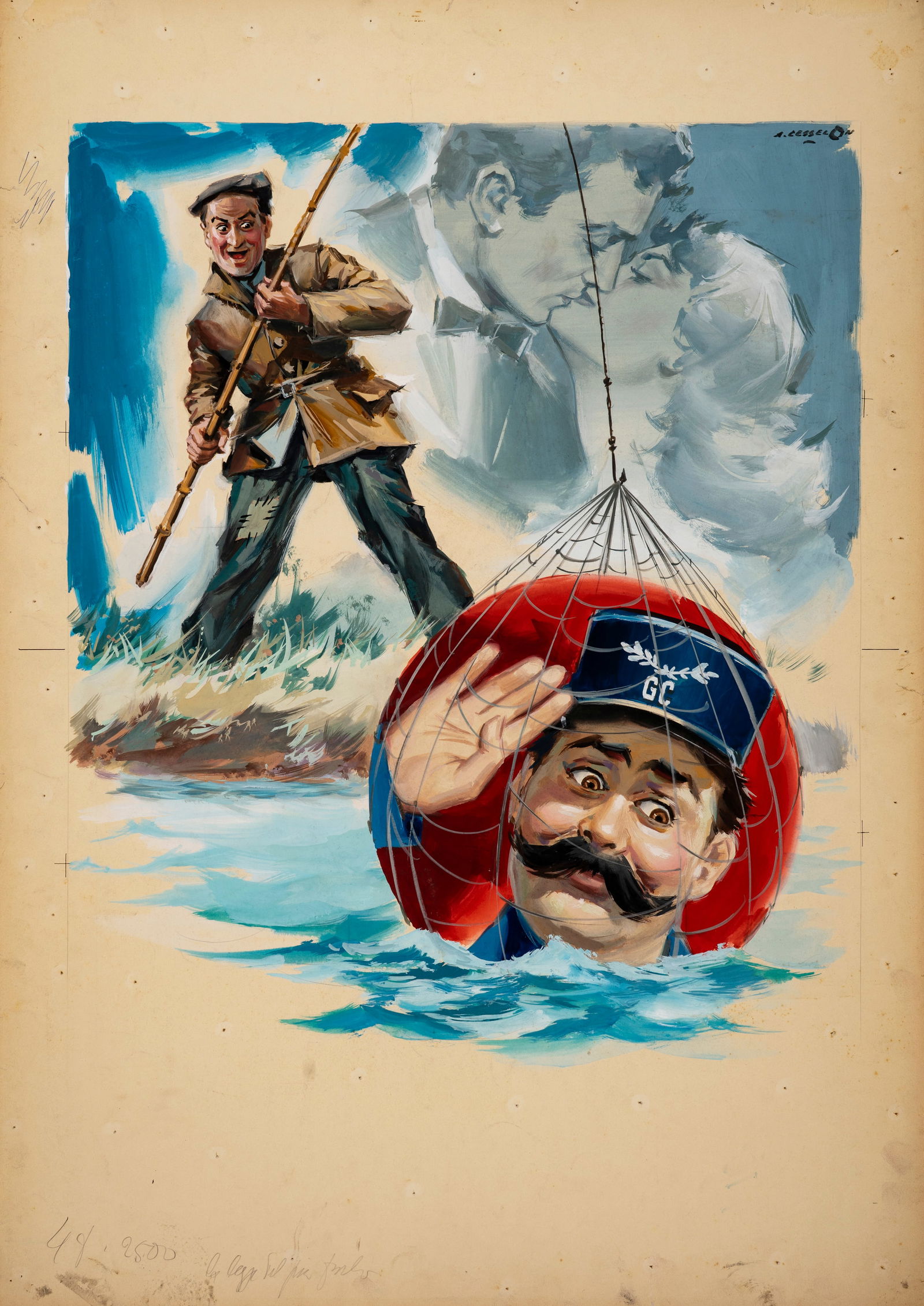 Cesselon Angelo - "La legge del più furbo (Ni vu, ni connu)", 1958 (1 of 2)