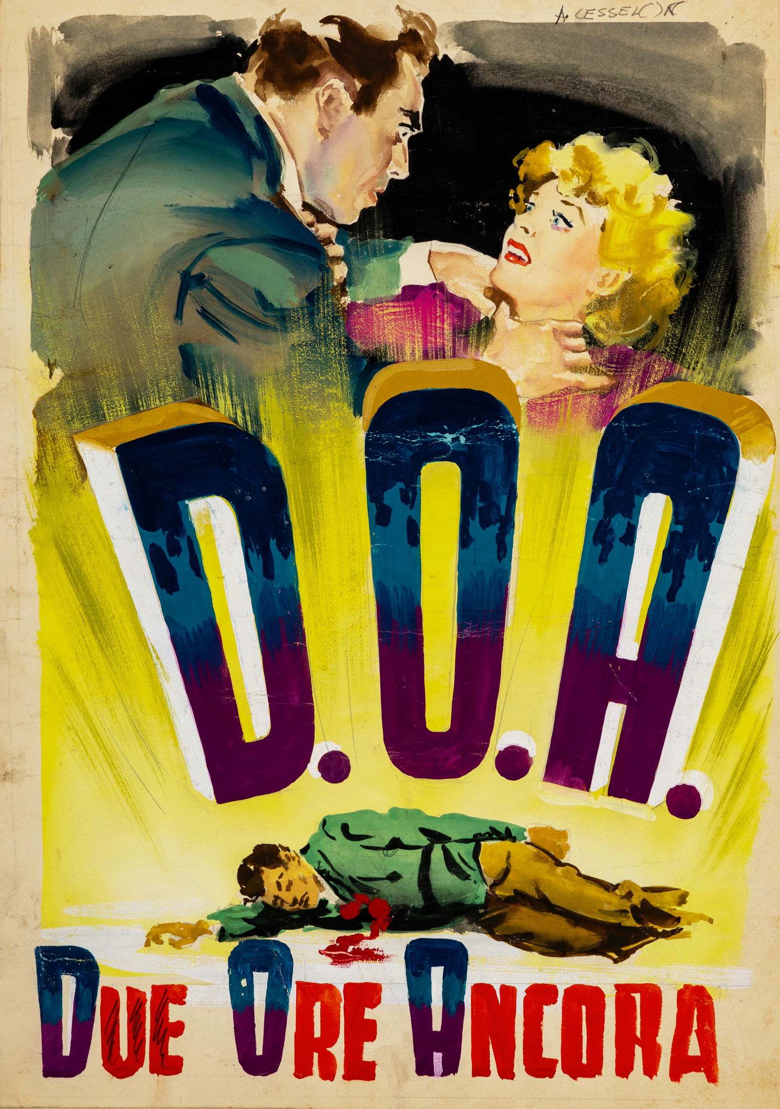 Cesselon Angelo - "Due ore ancora (D.O.A.)", 1950 (1 of 2)