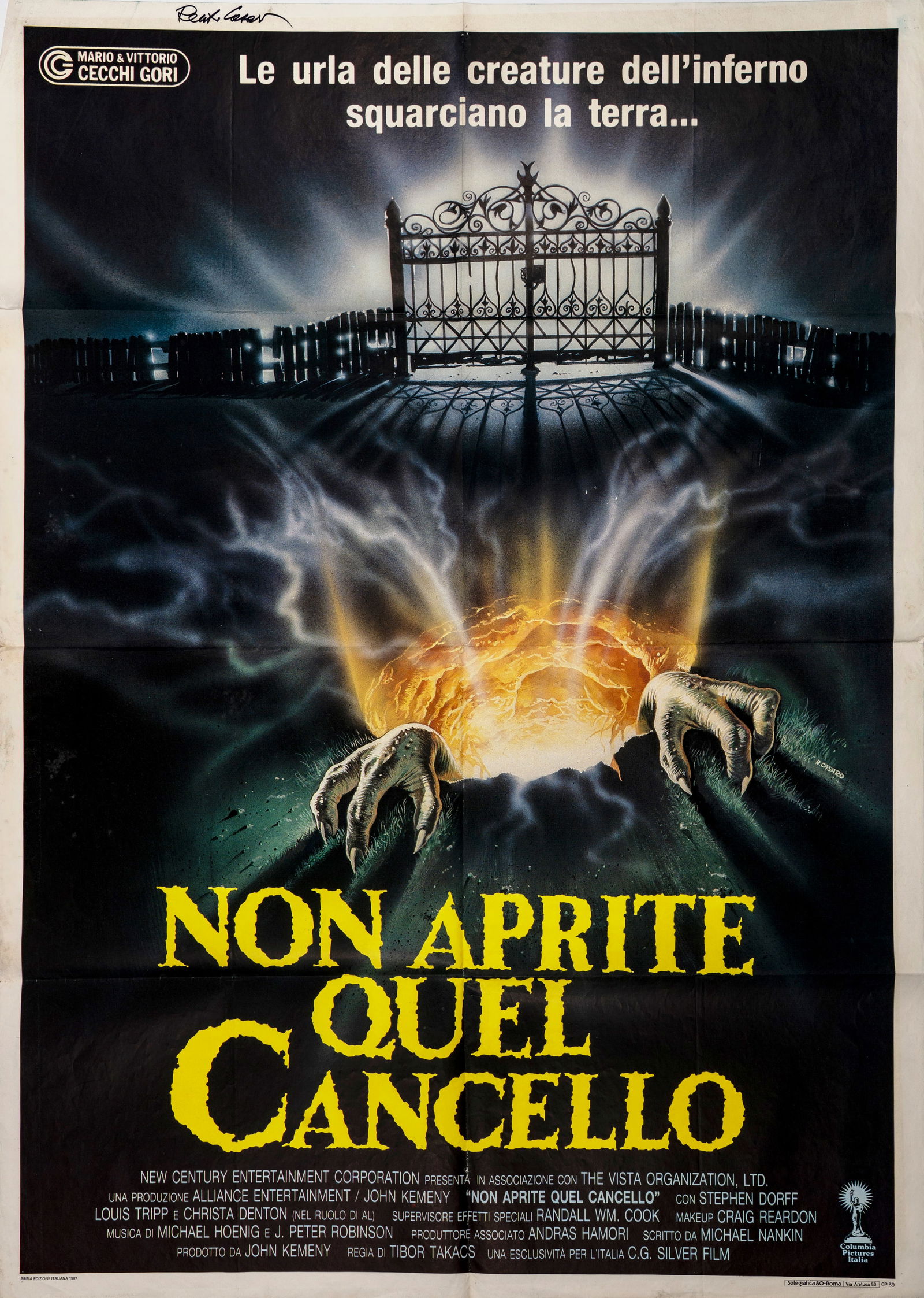 Casaro Renato - "Non aprite quel cancello (The Gate)", 1987 (1 of 1)