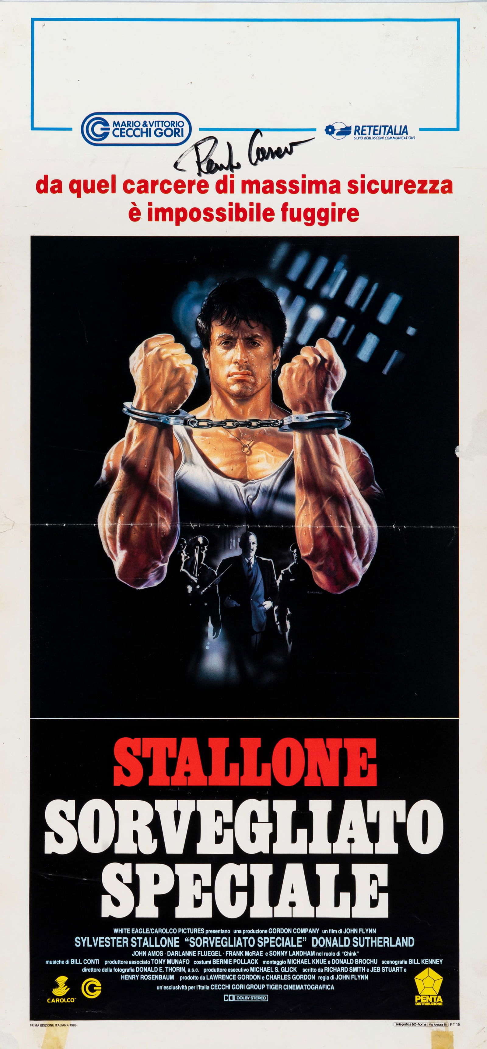 Casaro Renato - "Sorvegliato speciale (Lock Up)", 1989 (1 of 1)
