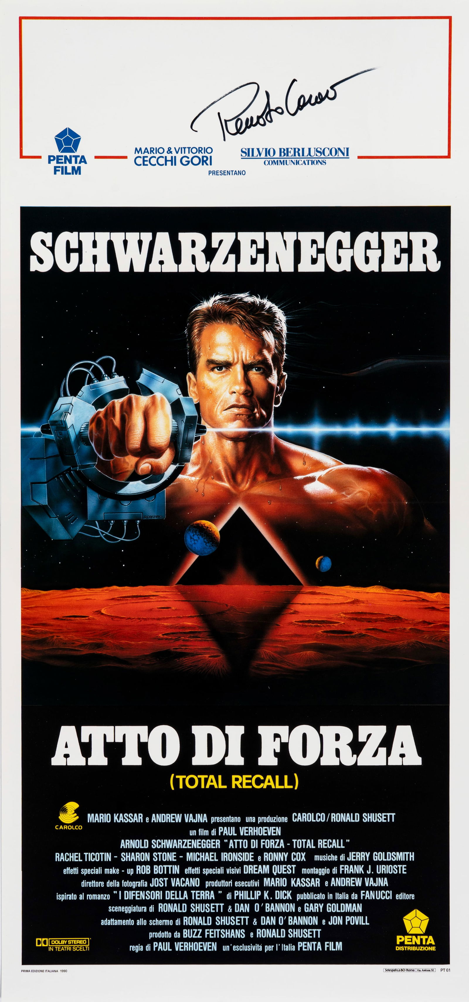 Casaro Renato - "Atto di forza (Total Recall)", 1990 (1 of 1)