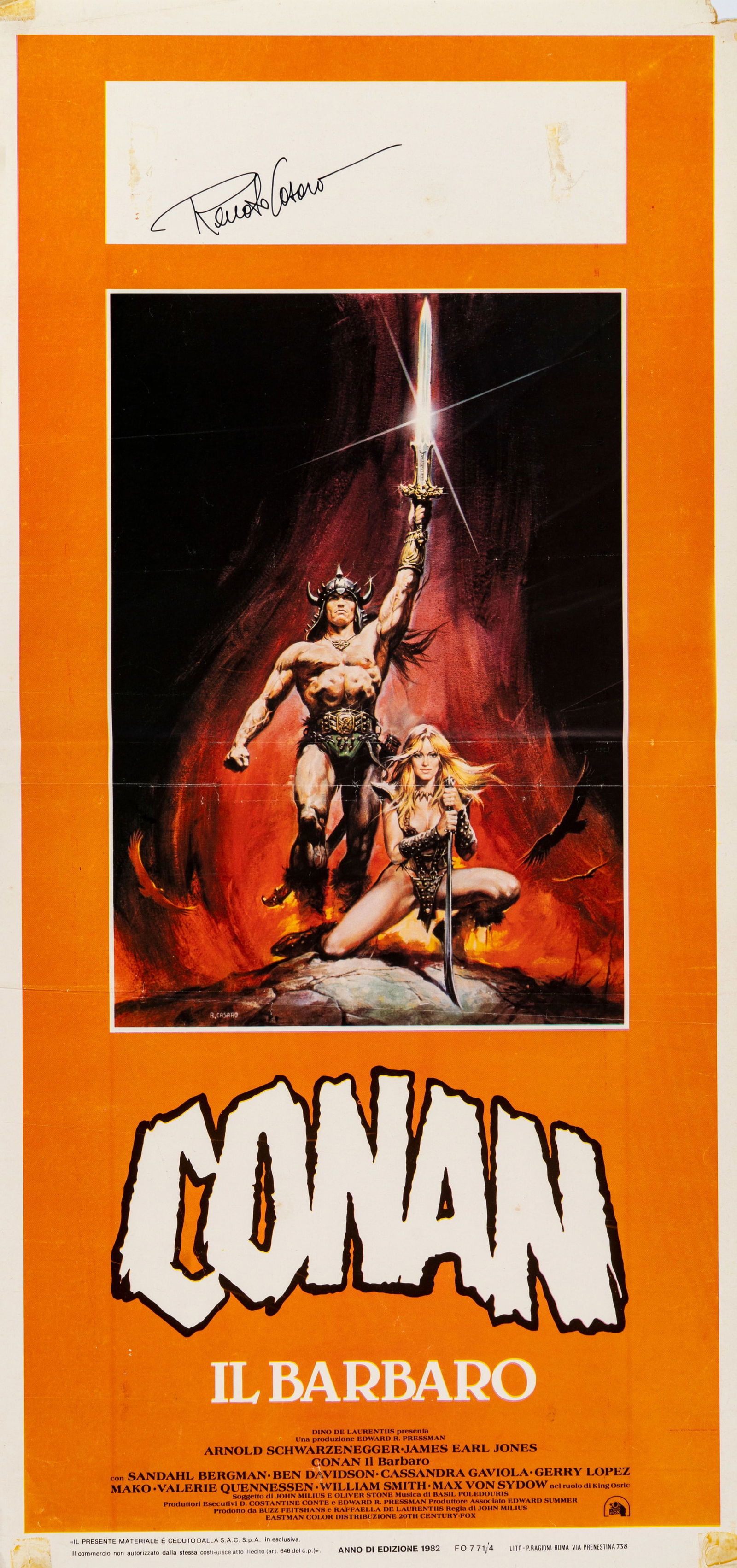 Casaro Renato - "Conan il barbaro (Conan the Barbarian)", 1982 (1 of 1)