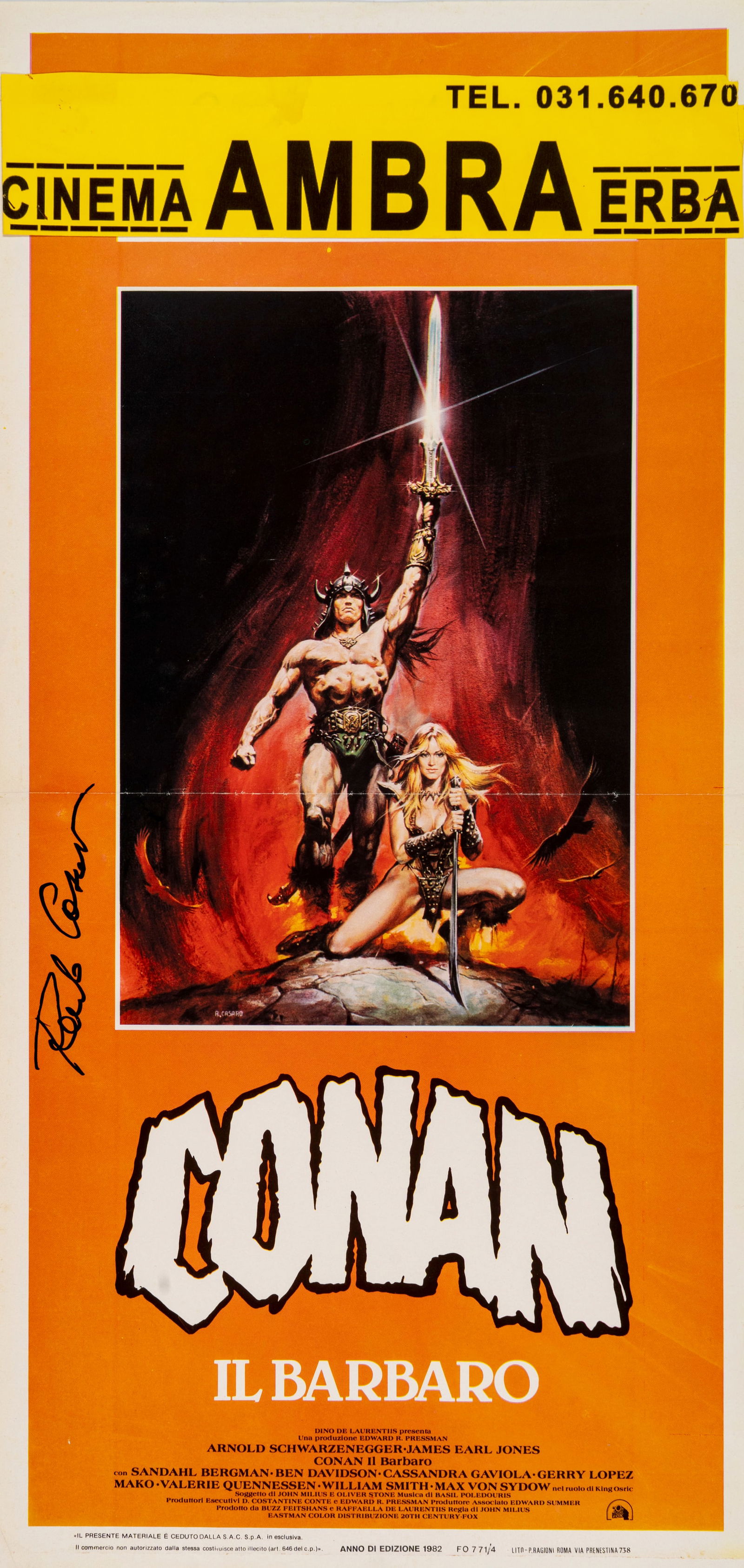 Casaro Renato - "Conan il barbaro (Conan the Barbarian)", 1982 (1 of 1)