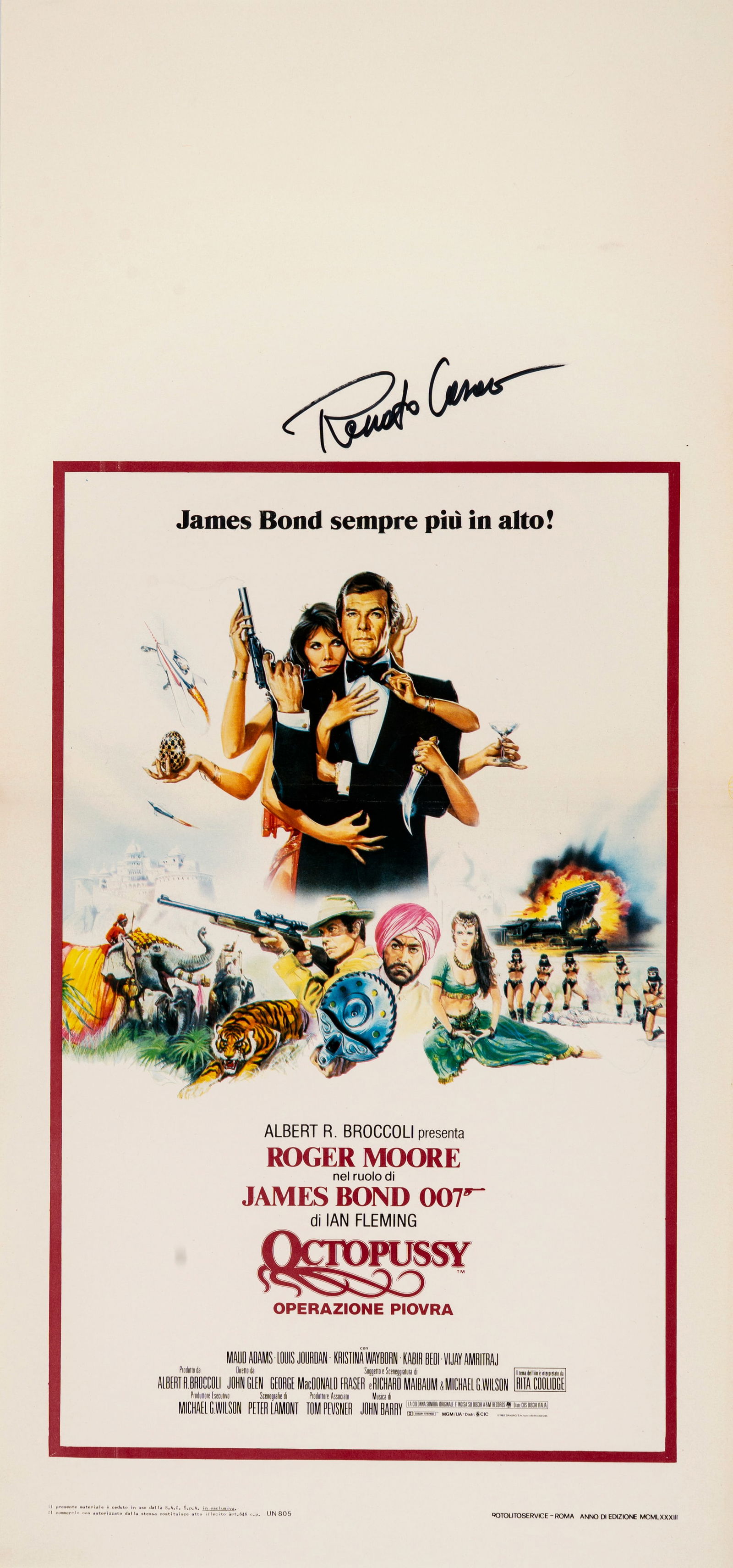 Casaro Renato - "Octopussy - Operazione piovra (Octopussy)", 1983 (1 of 1)