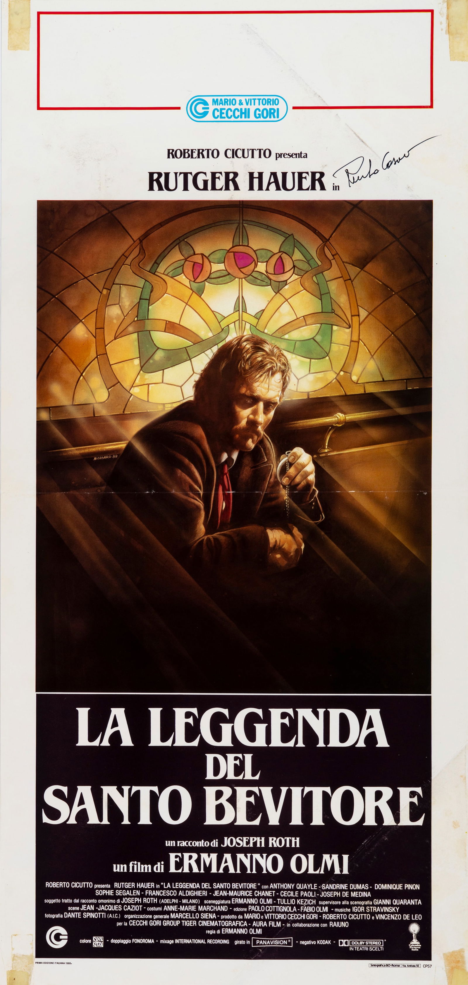 Casaro Renato - "La leggenda del santo bevitore (The Legend of the Holy Drinker)", 1988 (1 of 1)