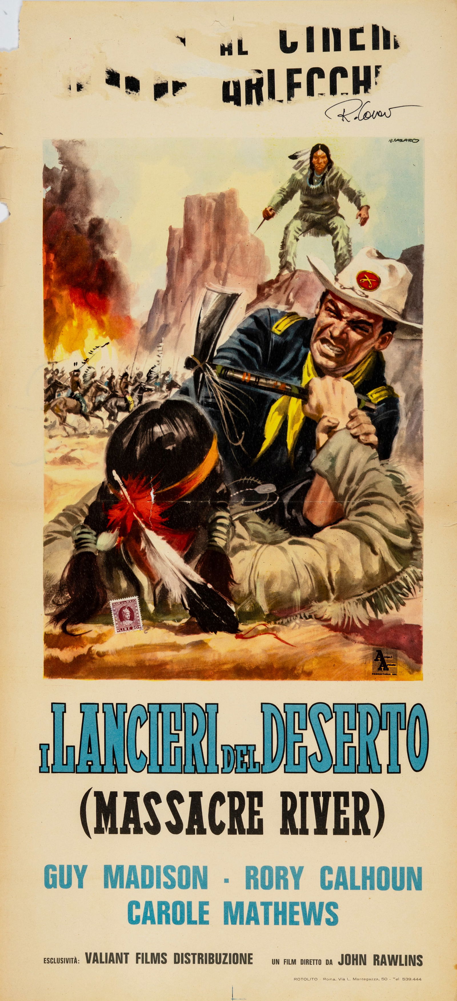 Casaro Renato - "I lancieri del deserto (Massacre River)", 1949 (1 of 1)