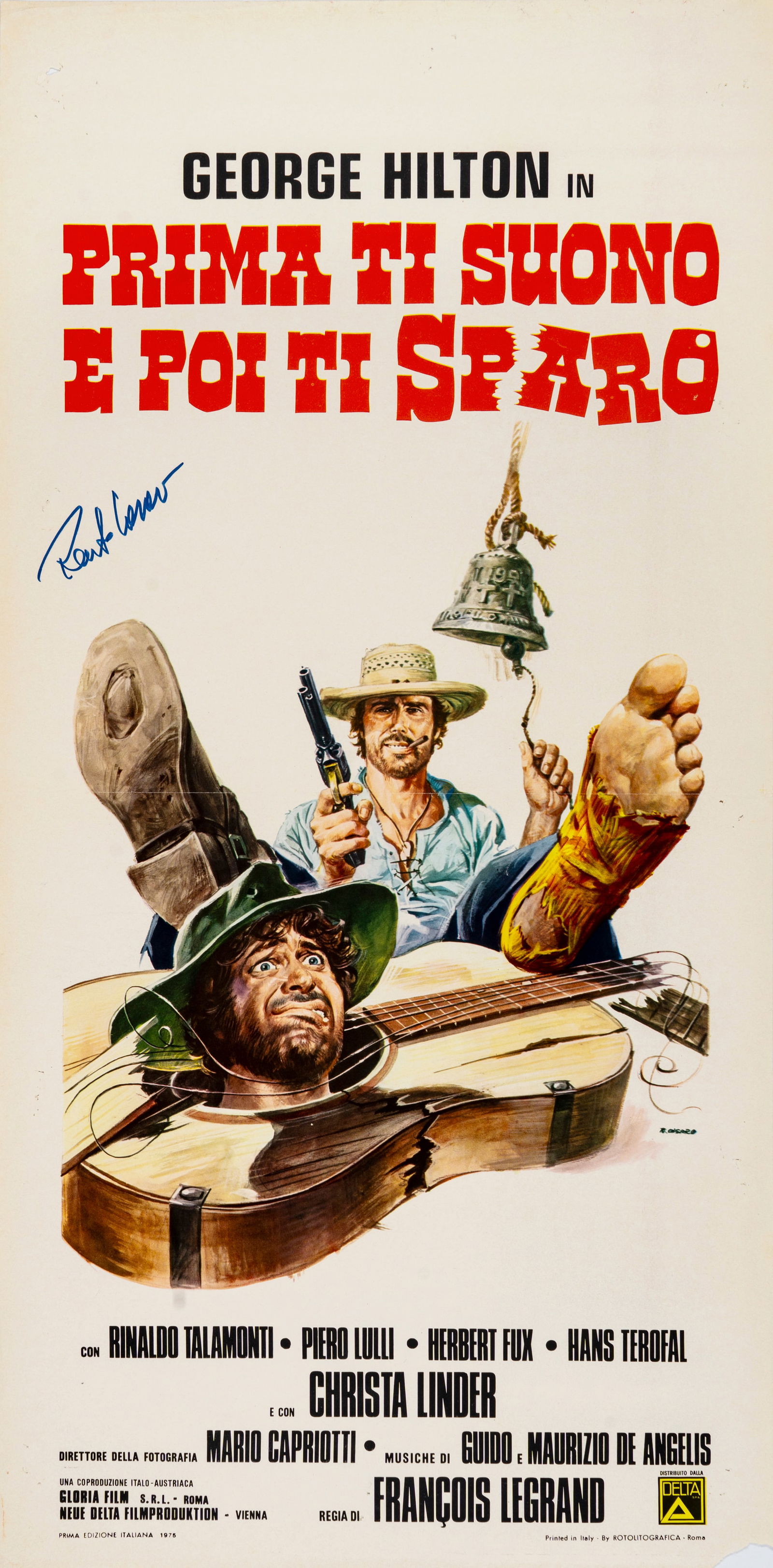 Casaro Renato - "Prima ti suono e poi ti sparo", 1975 (1 of 1)