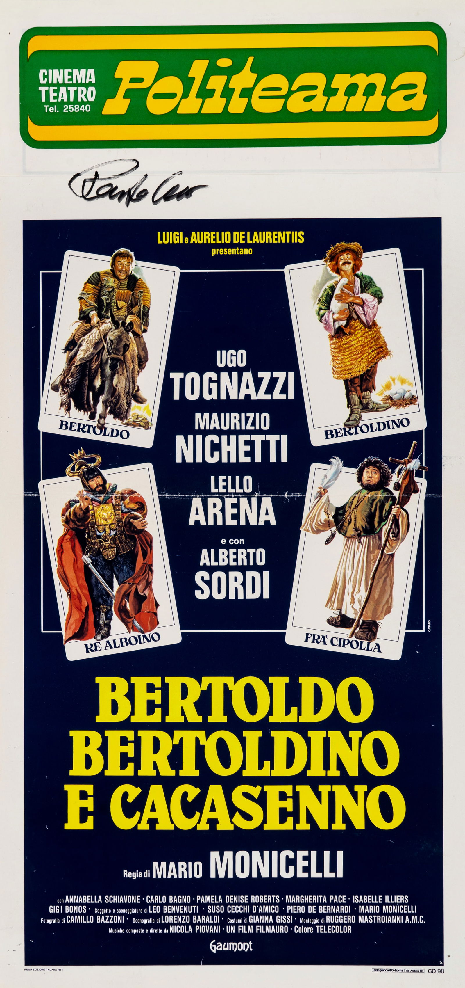 Casaro Renato - "Bertoldo, Bertoldino e Cacasenno", 1984 (1 of 1)