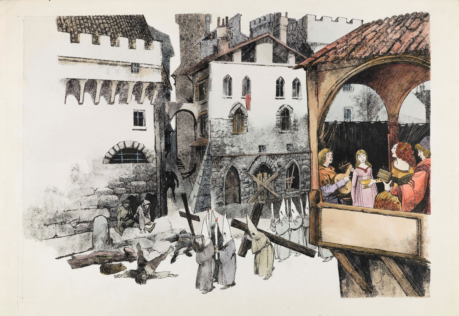 Battaglia Dino - "Il morbo devasta la città", 1982 (1 of 1)