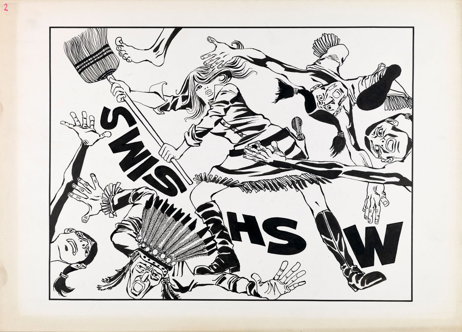 Crepax Guido - "Fort Alamo", 1967 (1 of 1)