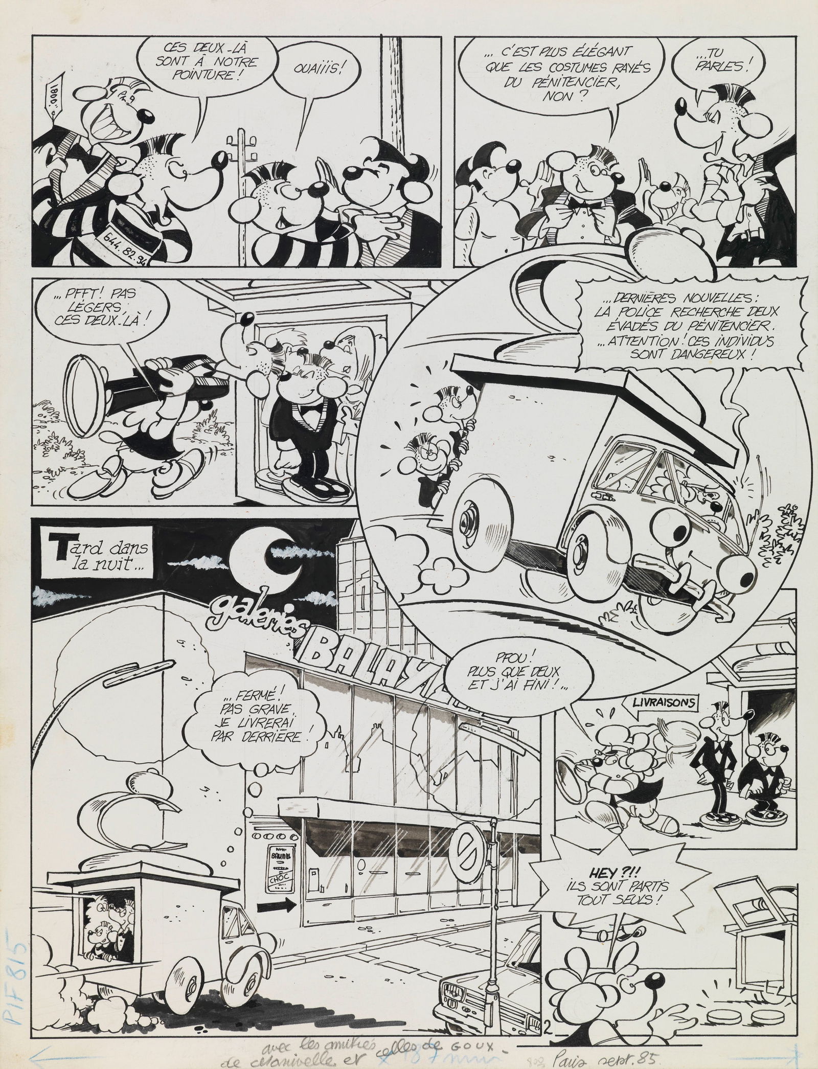 Goux Christian - "Manivelle - Les grands magasins", 1984 (1 of 1)