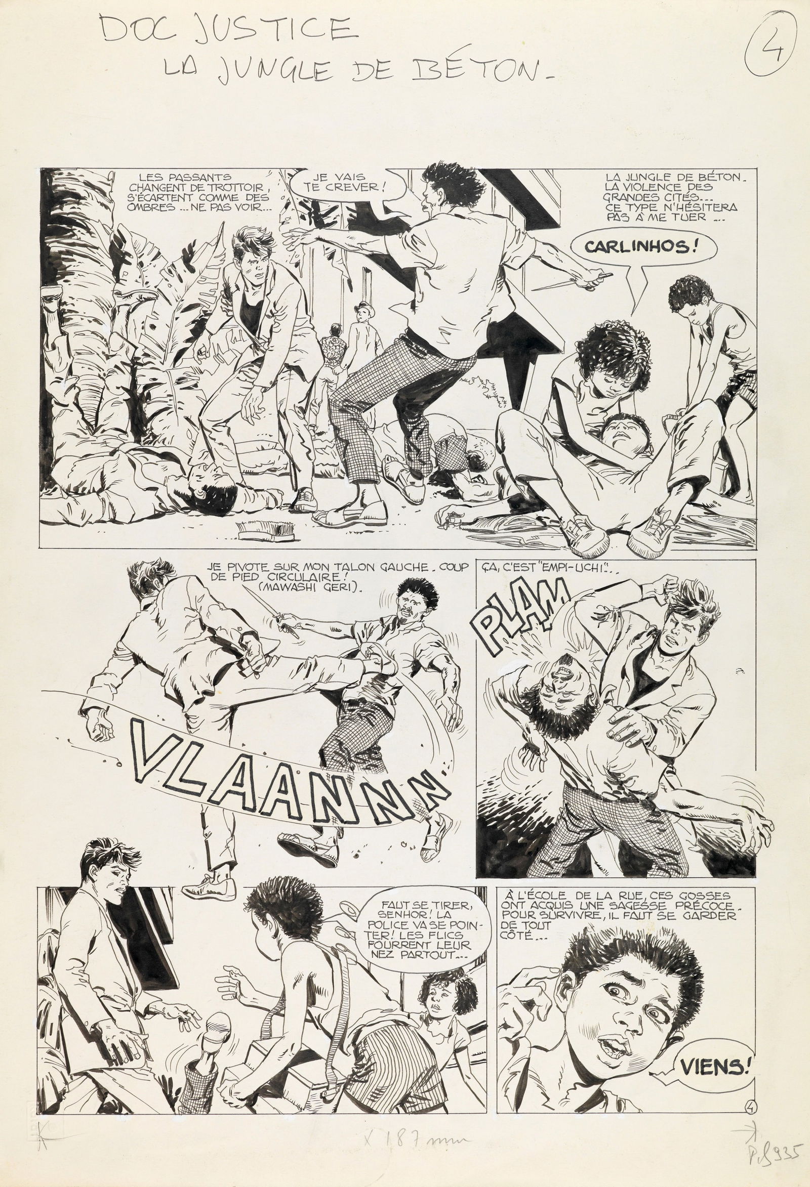 Marcello Carlo Raffaele - "Docteur Justice - La jungle de béton", 1987 (1 of 1)