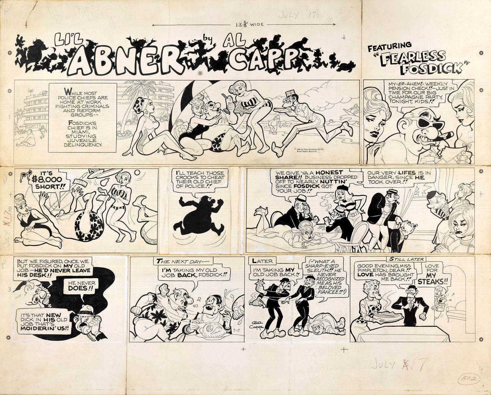 Capp Al - "Li‘l Abner", 24305 (1 of 1)