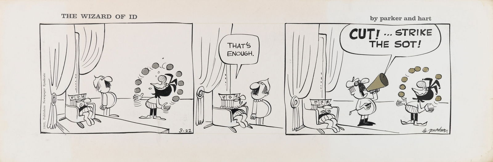 Parker Brant - "The Wizard of Id", 23823 (1 of 1)