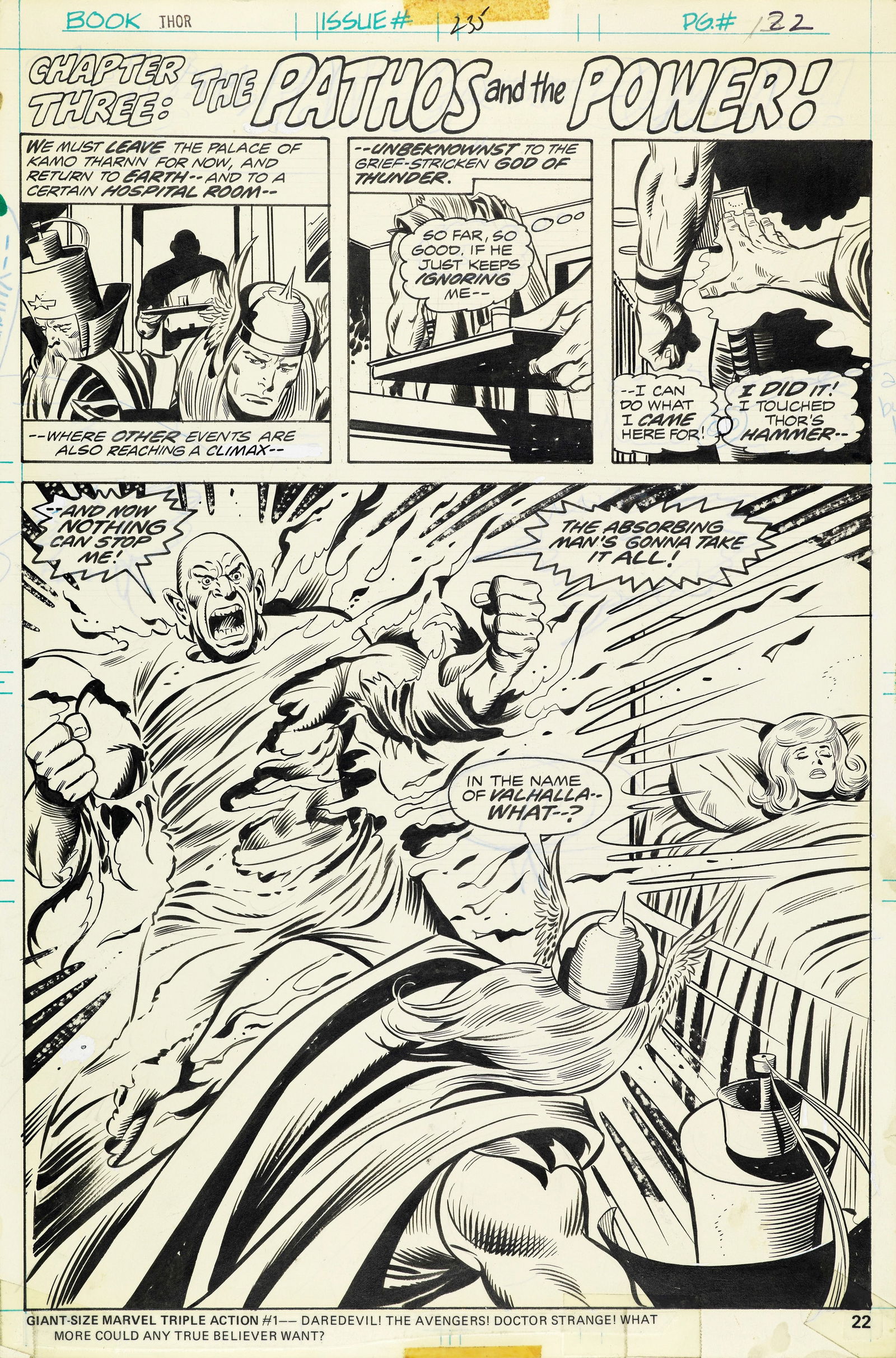 Buscema John - "Thor - Who Lurks Beyond the Labyrinth!", 1975 (1 of 2)