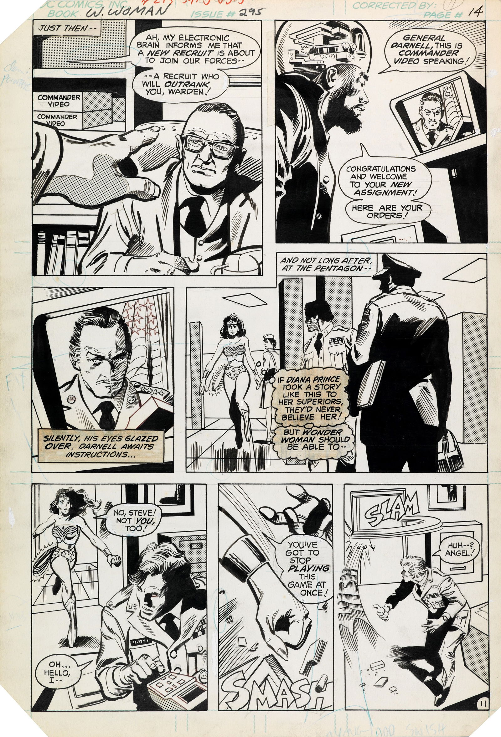 Colan Gene - "Wonder Woman - Video Mania", 1982 (1 of 2)