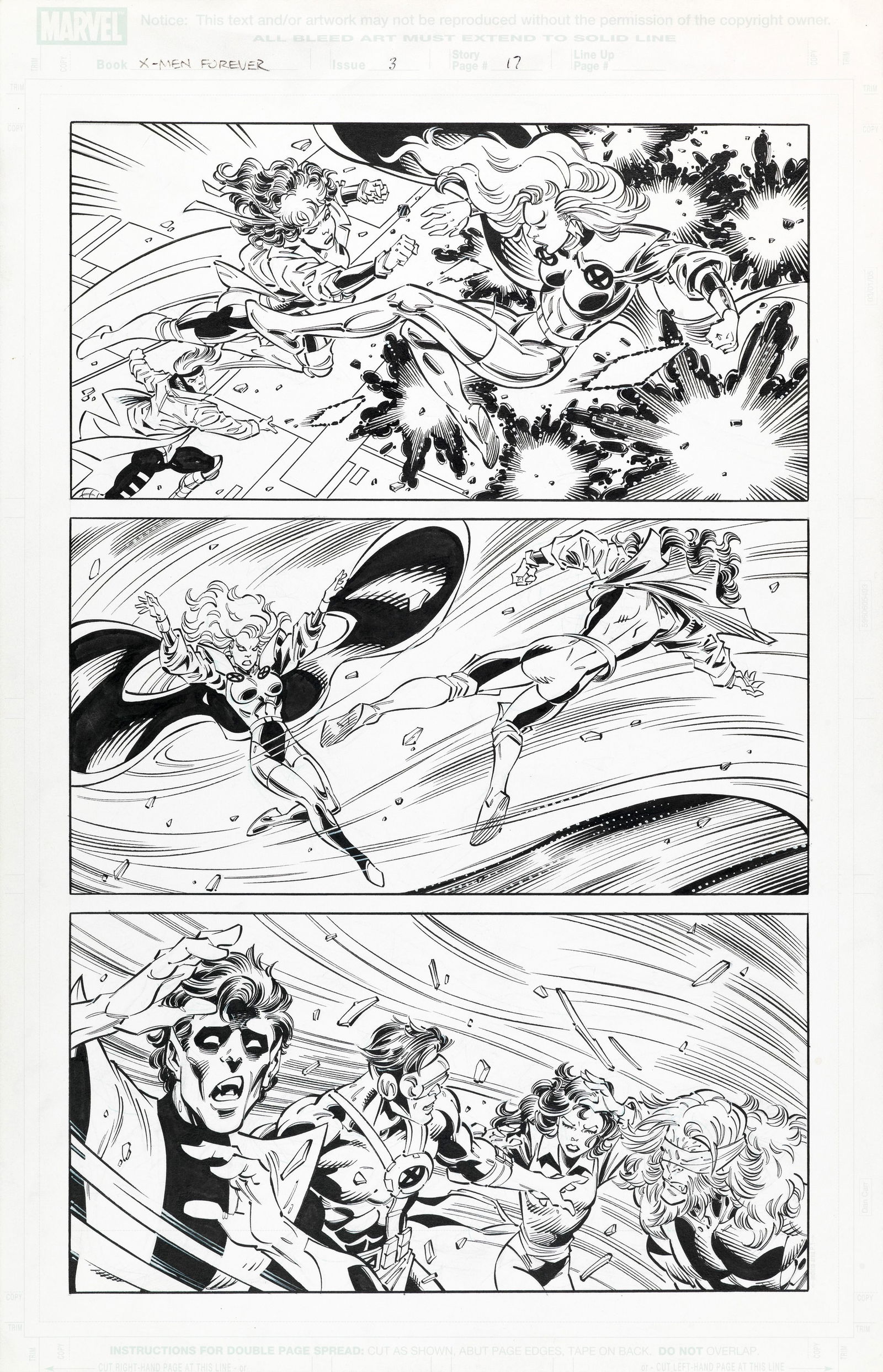 Grummett Tom - "X-Men Forever - The Cruelest Cut", 2009 (1 of 2)