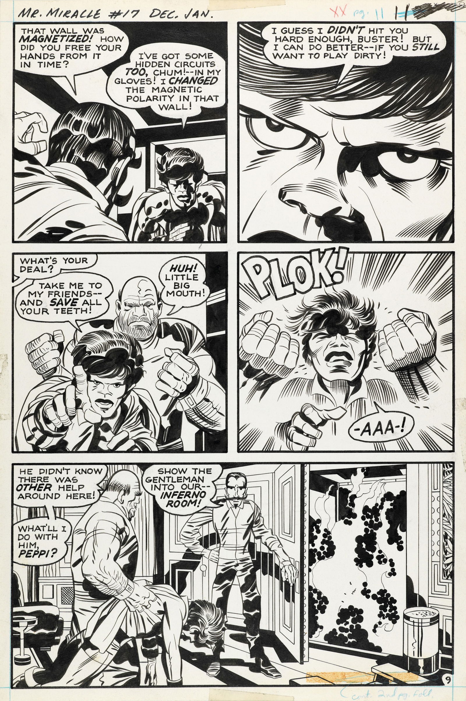 Kirby Jack - "Mister Miracle - Murder Lodge", 1974 (1 of 2)