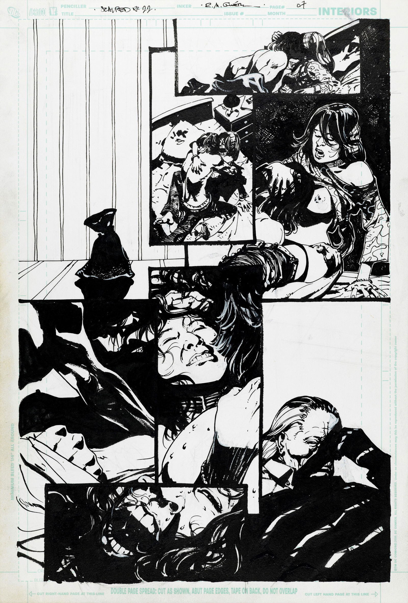 R.M. Guera - "Scalped - The Gravel in Your Guts", 2008 (1 of 2)