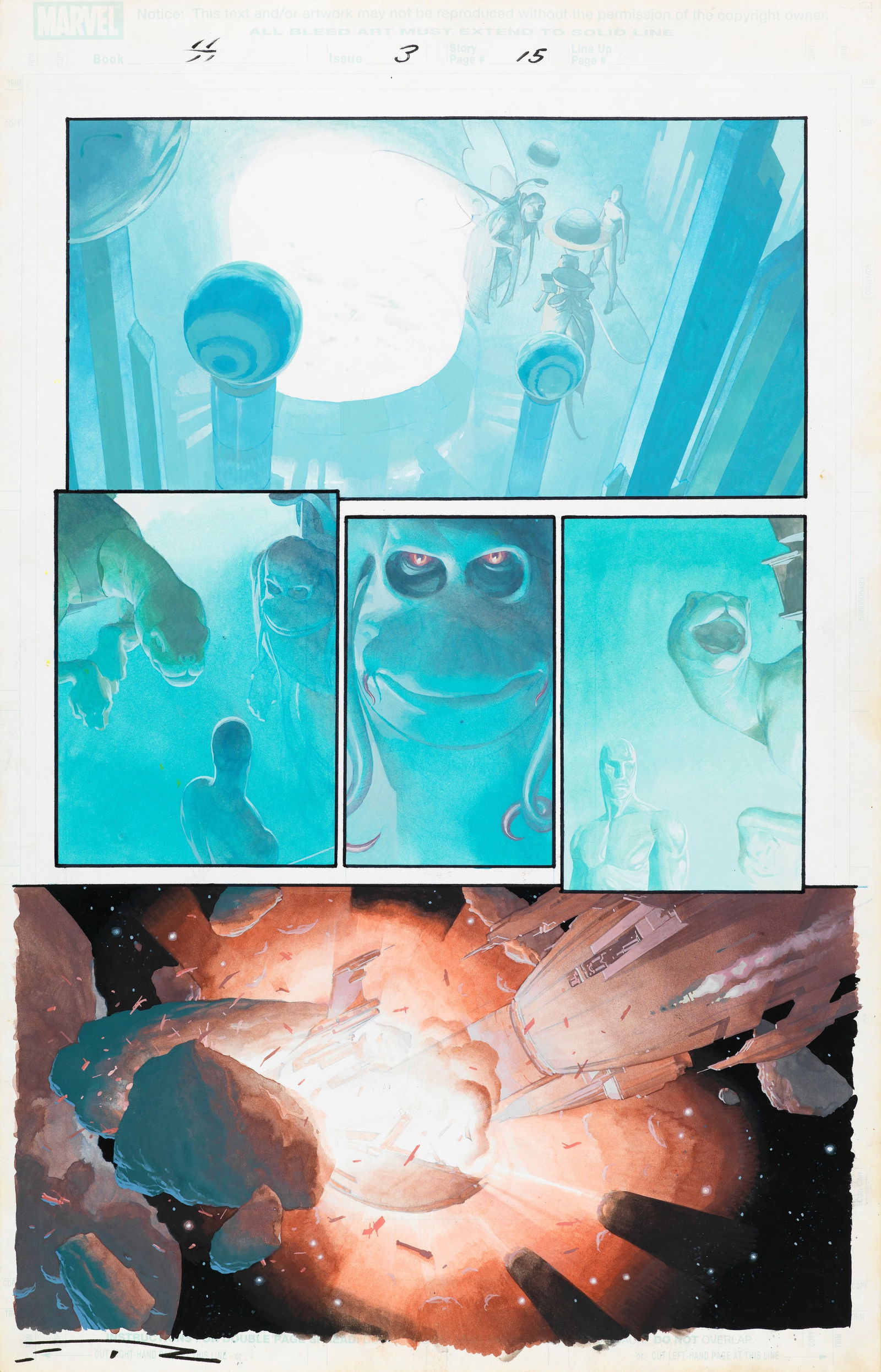 Ribic Esad - "Silver Surfer: Requiem - Benedictus", 2007 (1 of 2)
