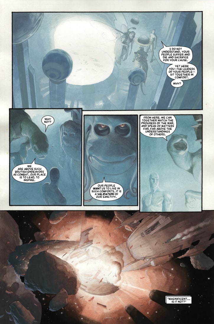Ribic Esad - "Silver Surfer: Requiem - Benedictus", 2007 - 2
