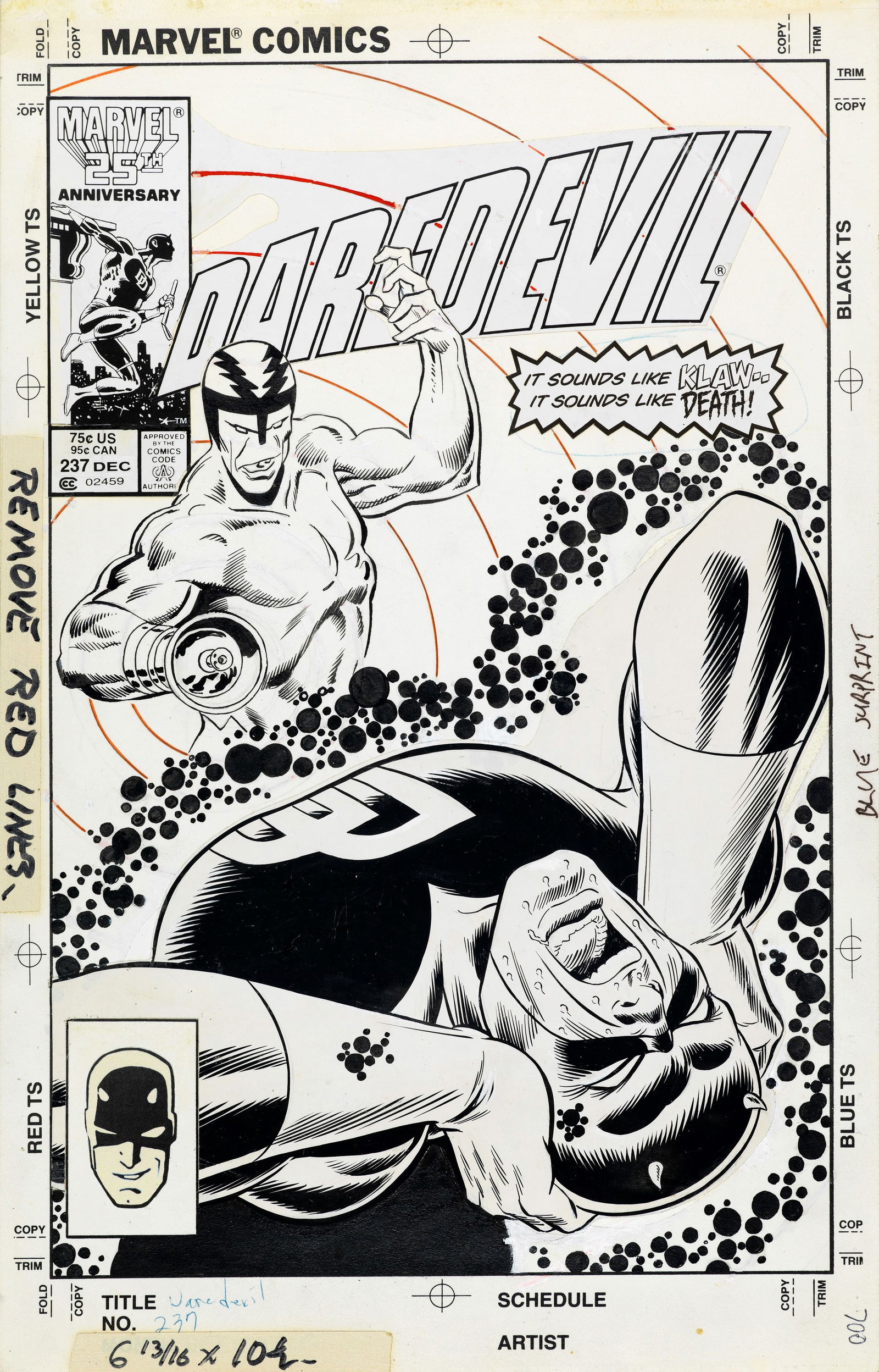 John Romita Sr. & Keith Pollard - "Daredevil n. 237", 1986 (1 of 2)