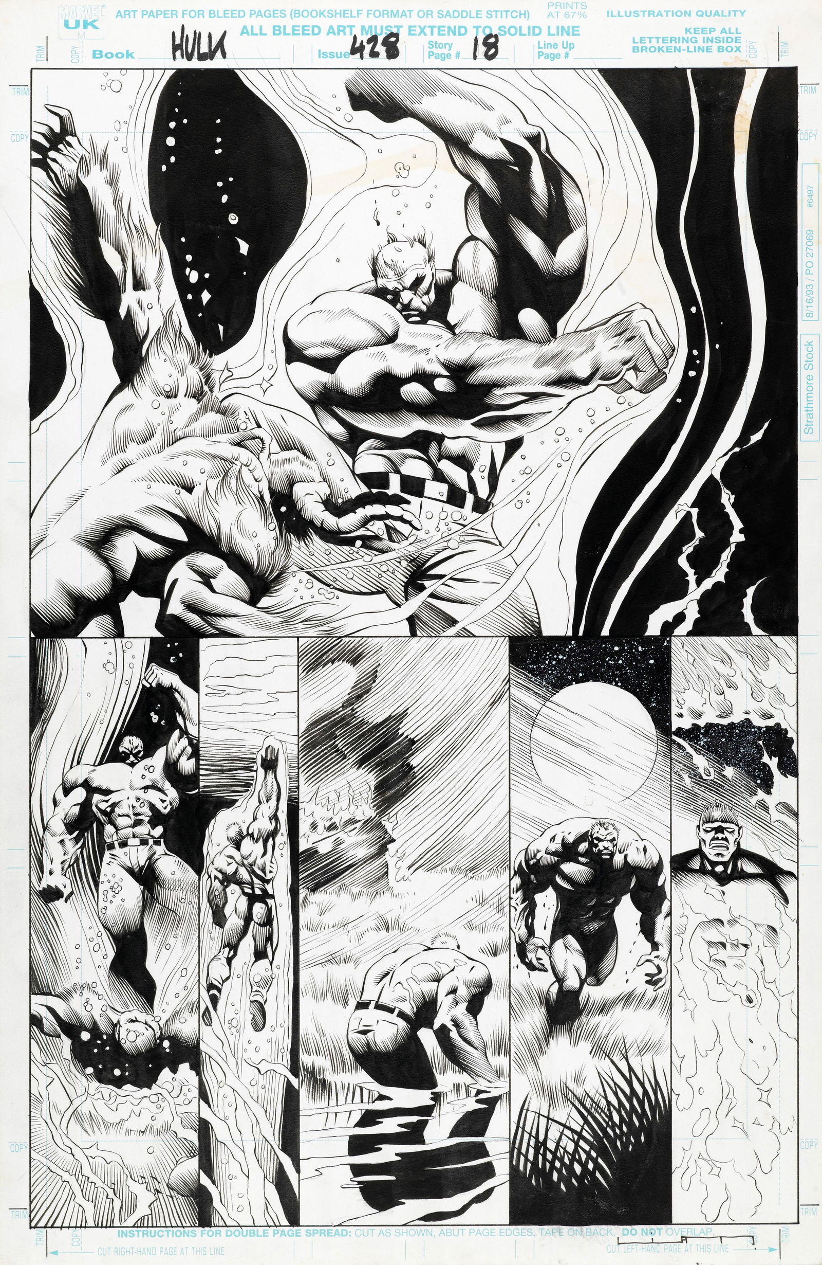 Sharp Liam - "Incredible Hulk - Swamped", 1995 (1 of 2)